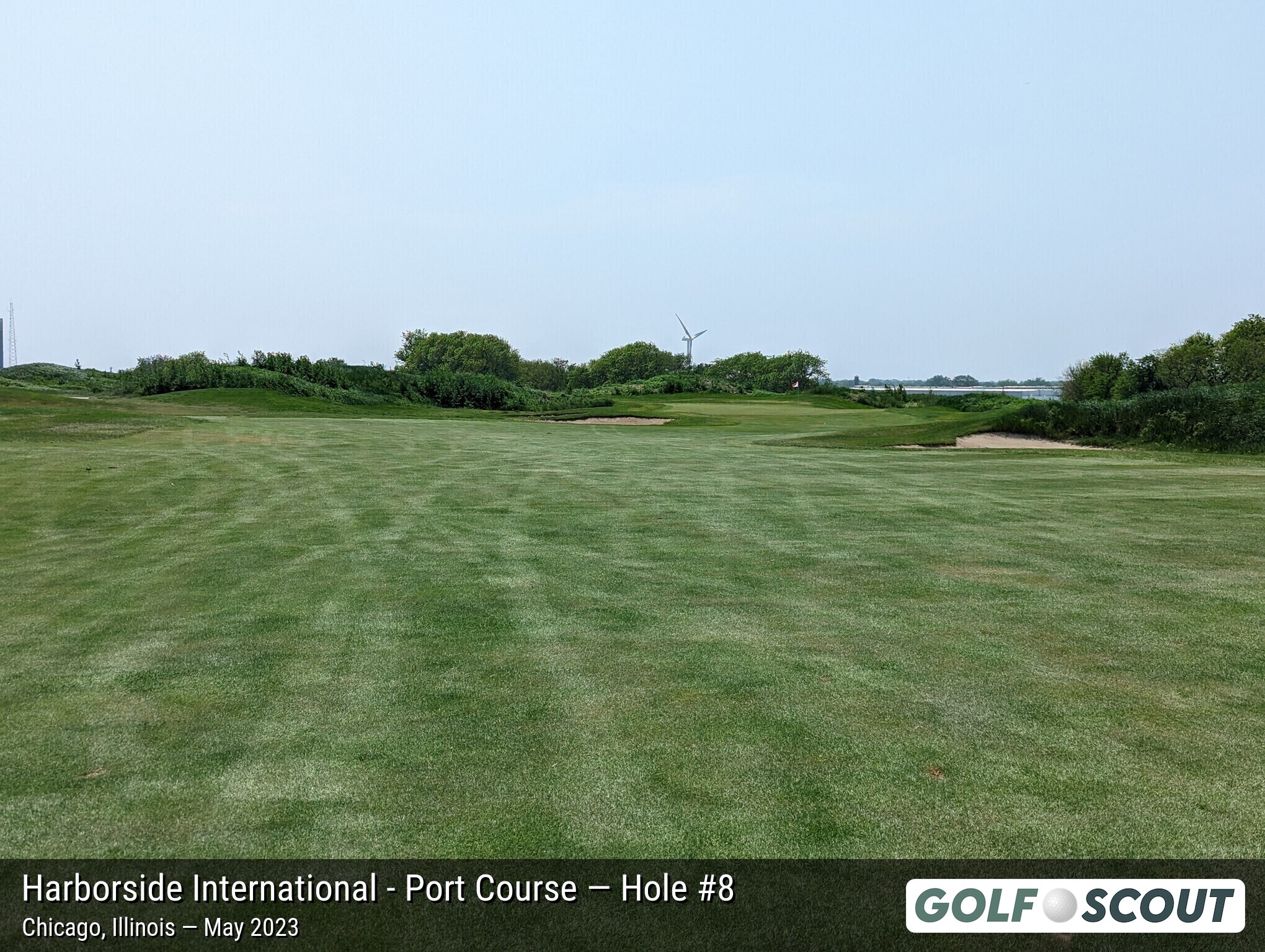 Hole 8 at Harborside International - Port Course