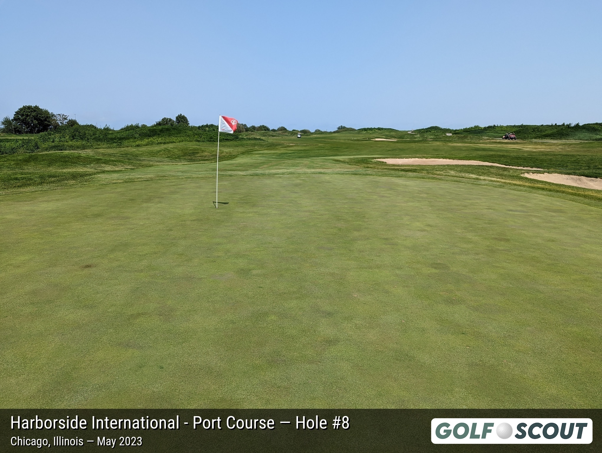 Hole 8 at Harborside International - Port Course