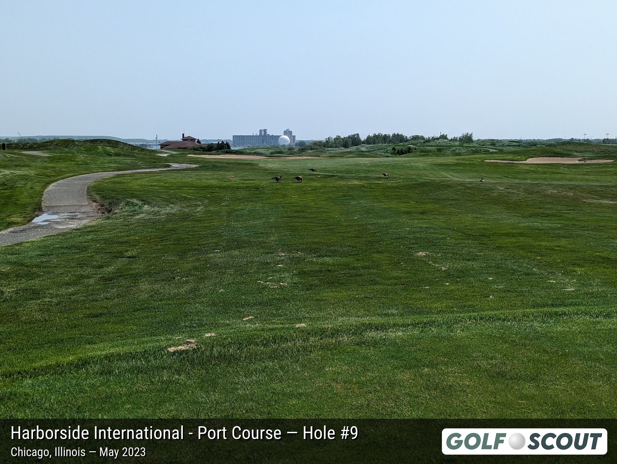 Hole 9 at Harborside International - Port Course