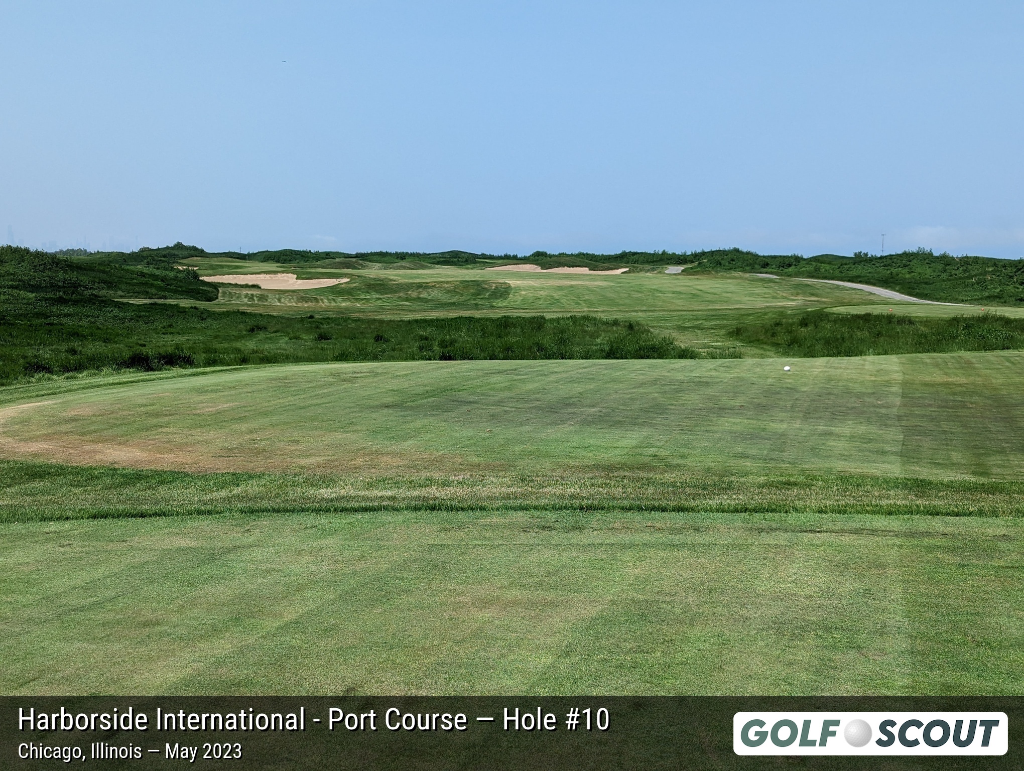 Hole 10 at Harborside International - Port Course