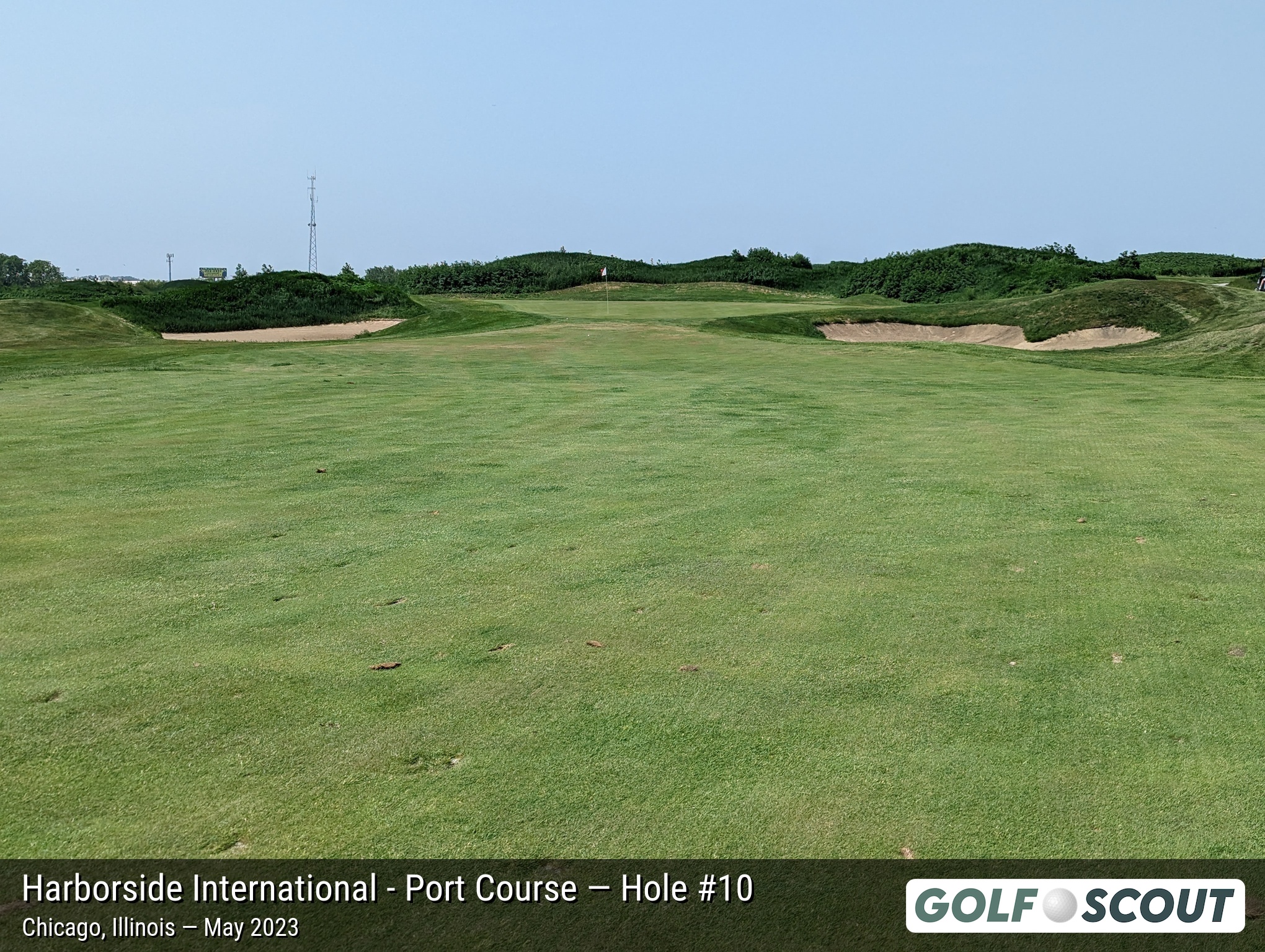 Hole 10 at Harborside International - Port Course