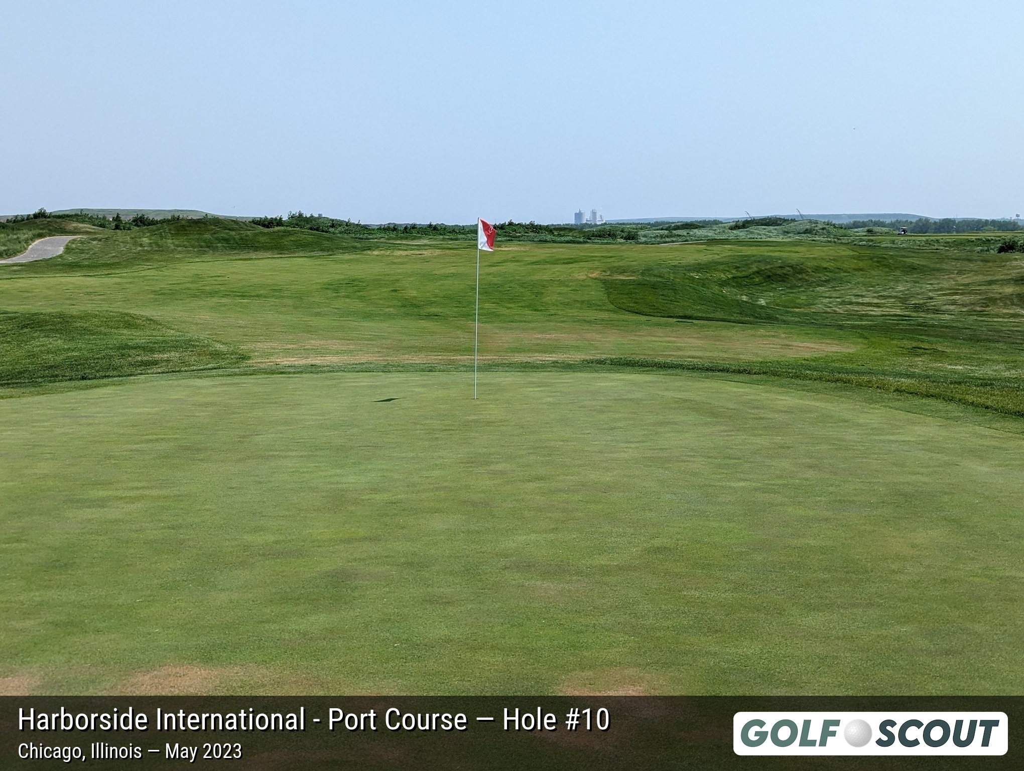 Hole 10 at Harborside International - Port Course