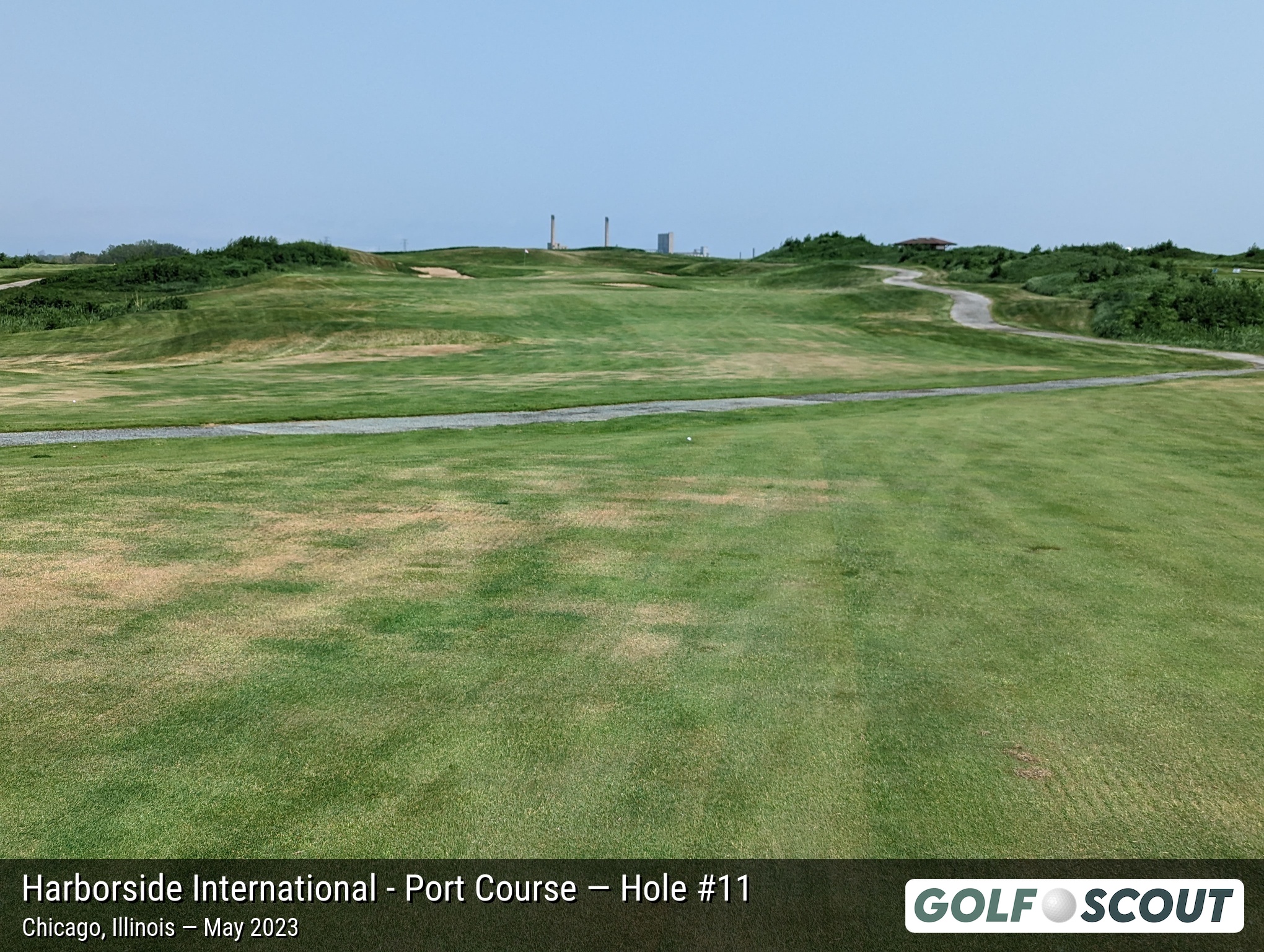 Hole 11 at Harborside International - Port Course