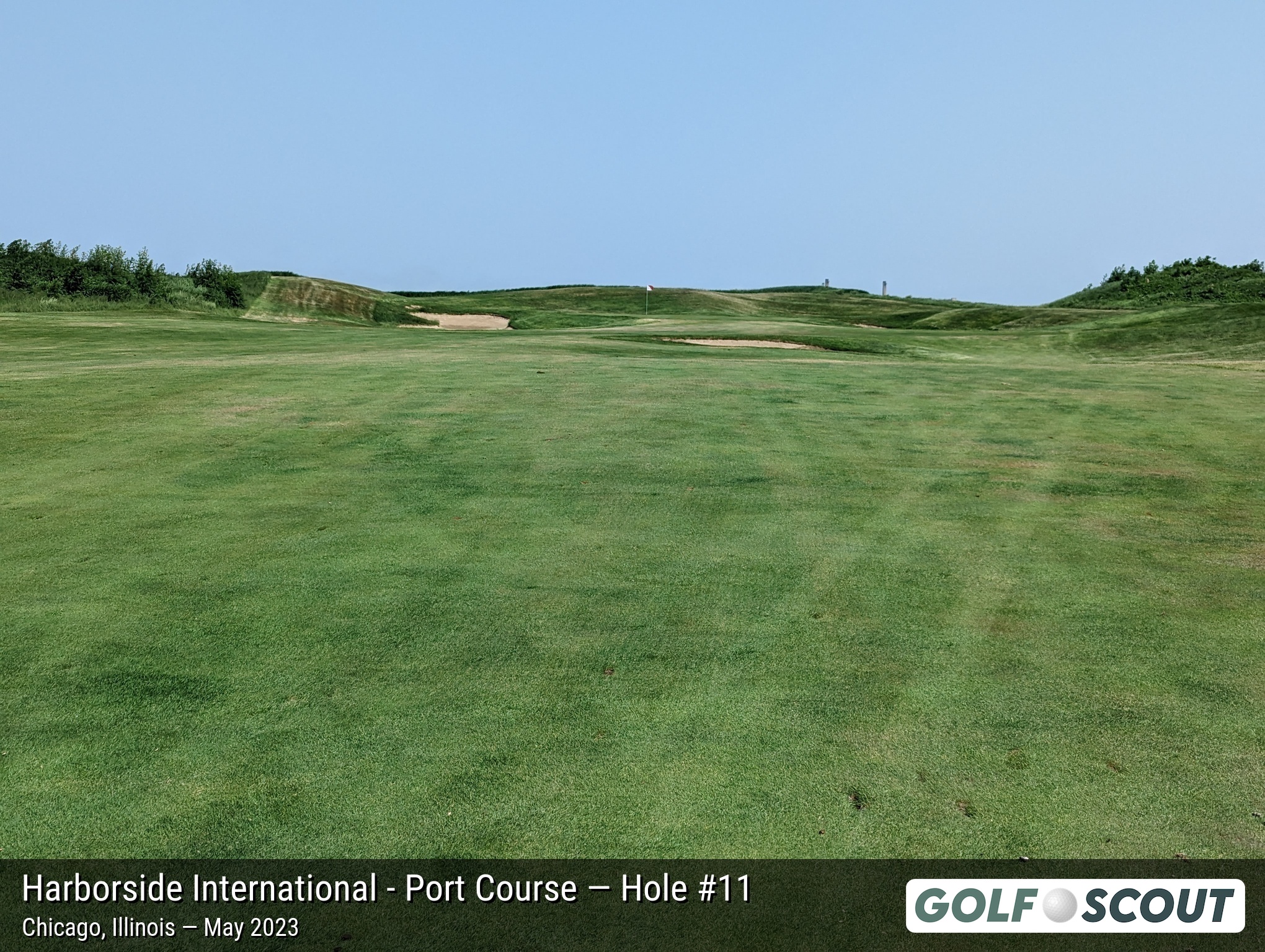 Hole 11 at Harborside International - Port Course