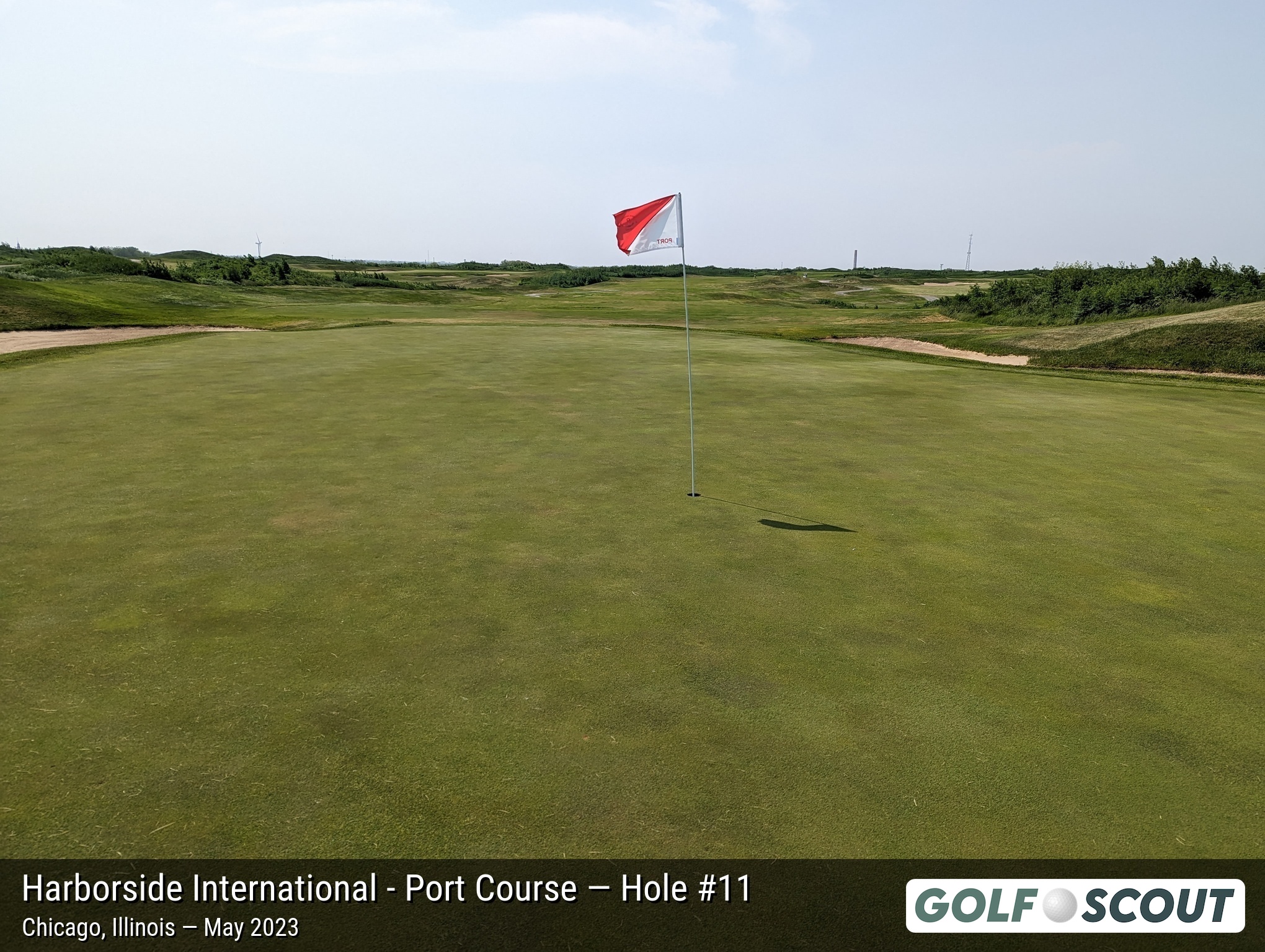 Hole 11 at Harborside International - Port Course