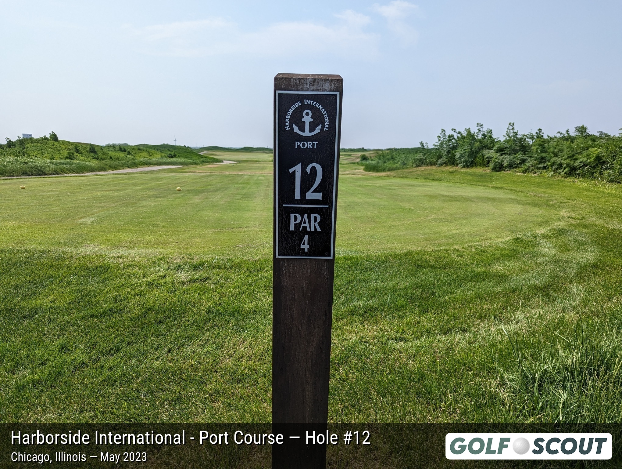 Hole 12 at Harborside International - Port Course