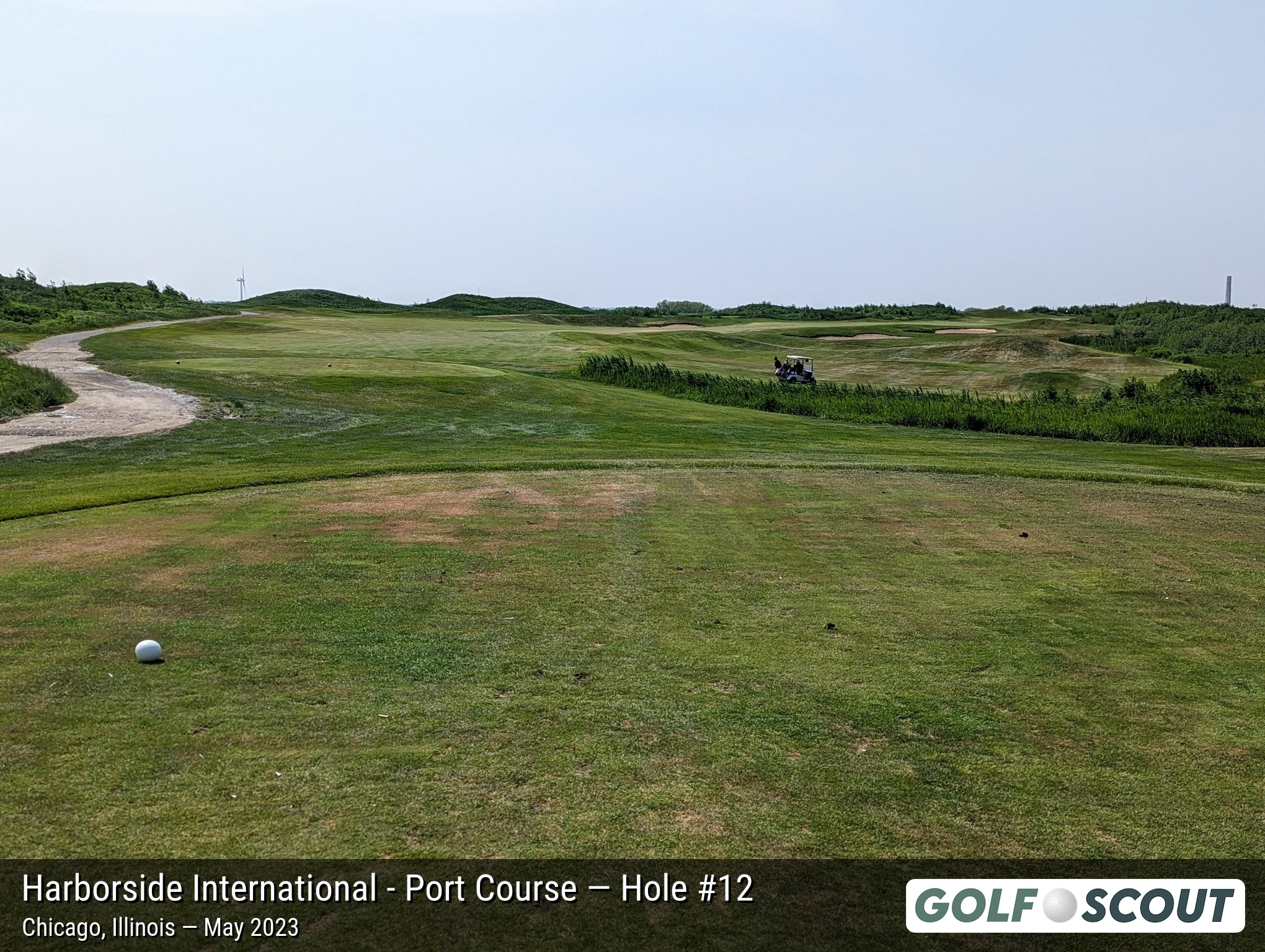 Hole 12 at Harborside International - Port Course