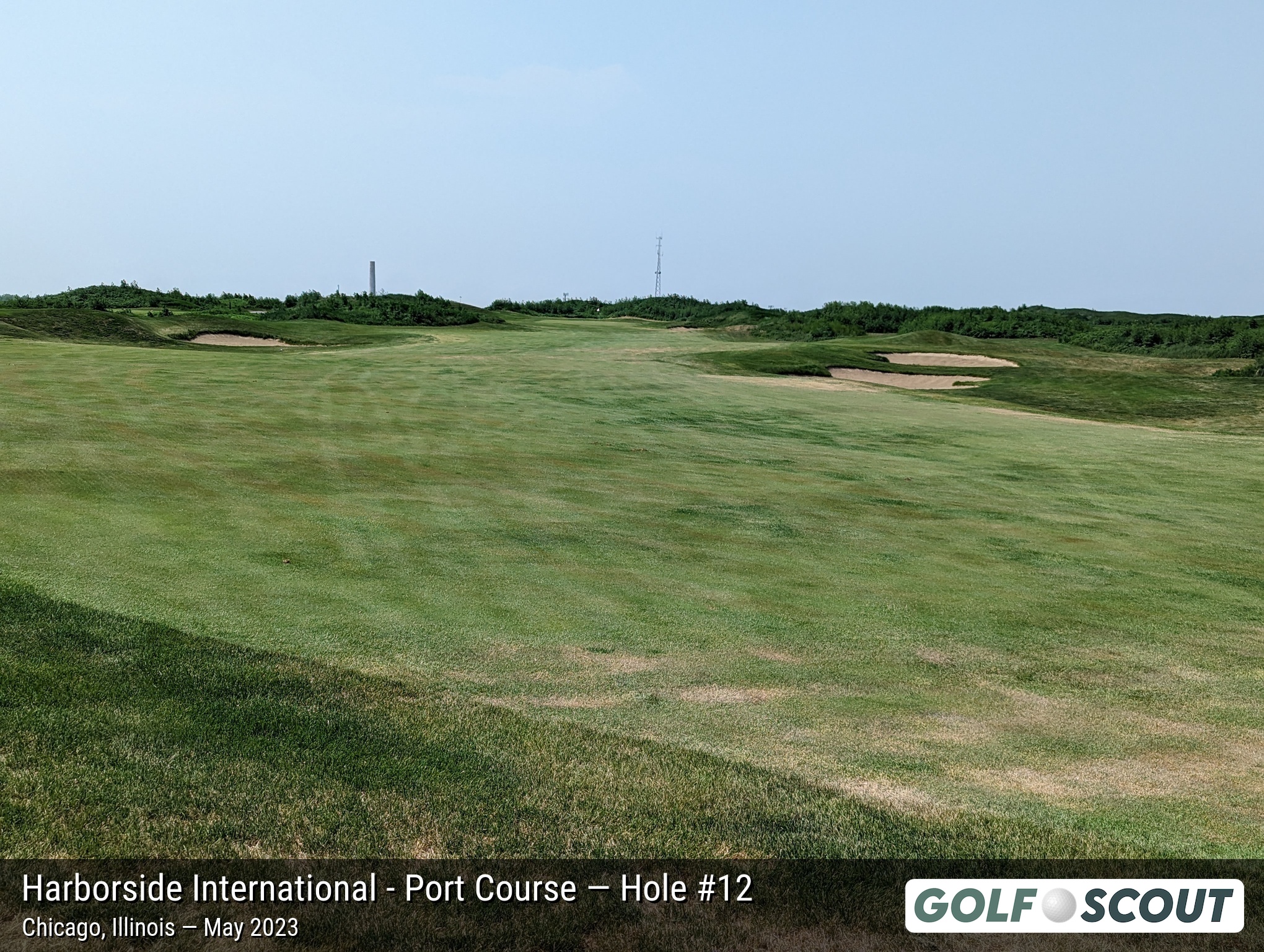 Hole 12 at Harborside International - Port Course