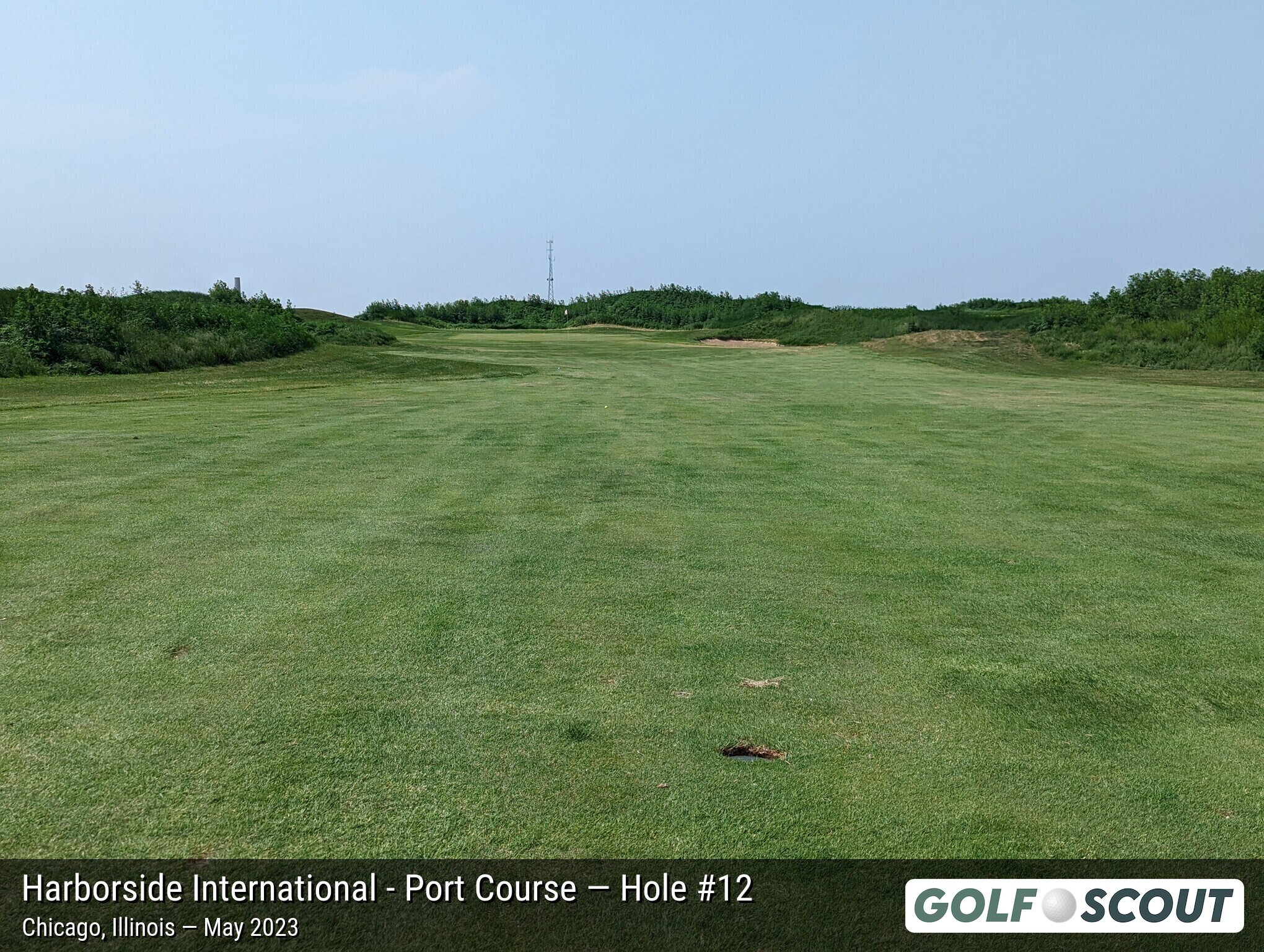 Hole 12 at Harborside International - Port Course
