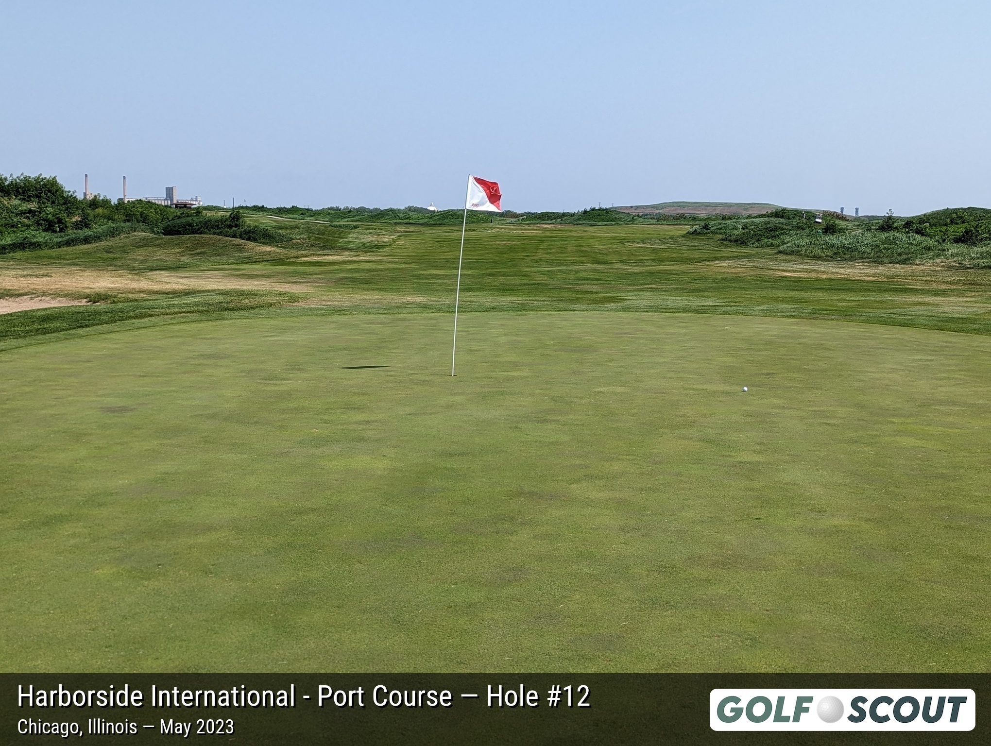Hole 12 at Harborside International - Port Course