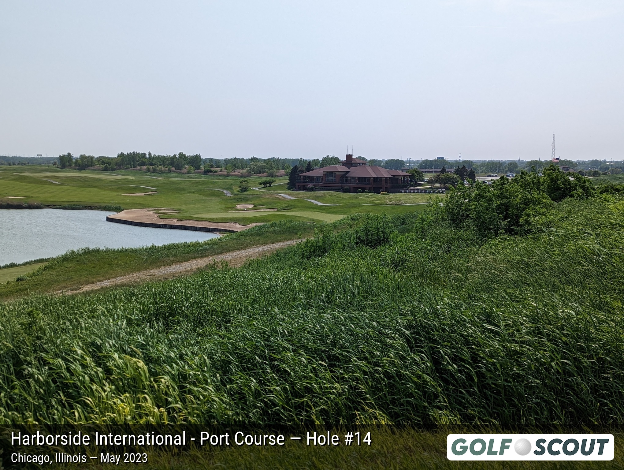 Hole 14 at Harborside International - Port Course