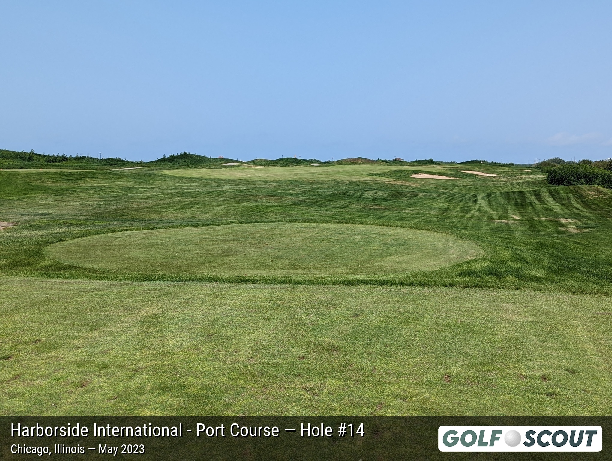 Hole 14 at Harborside International - Port Course