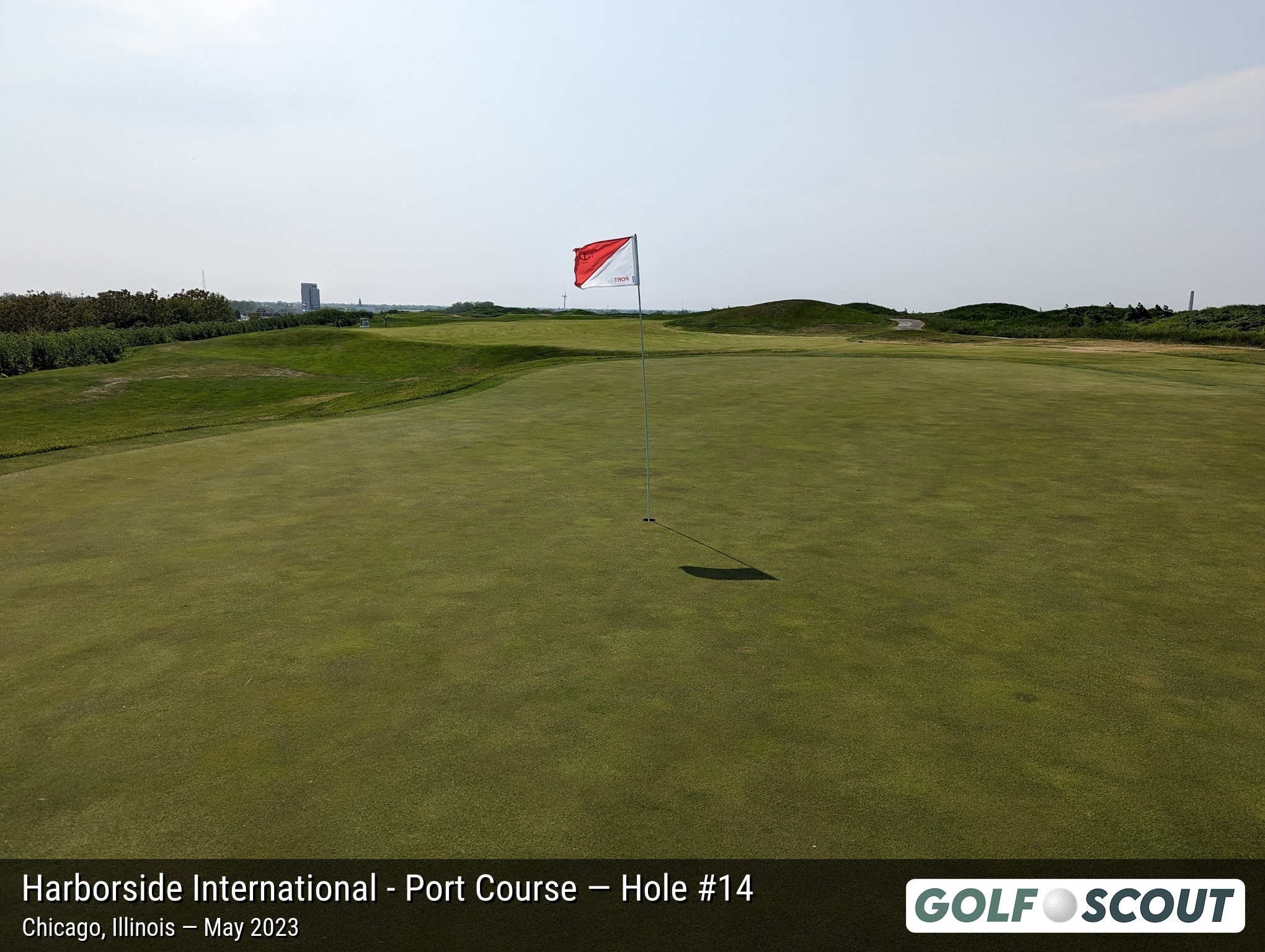 Hole 14 at Harborside International - Port Course