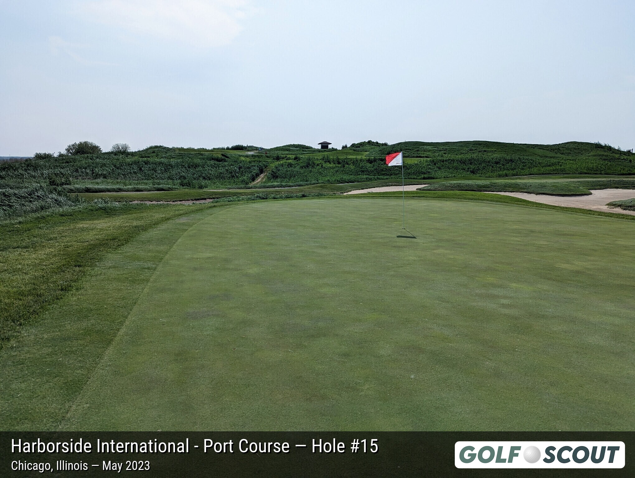 Hole 15 at Harborside International - Port Course