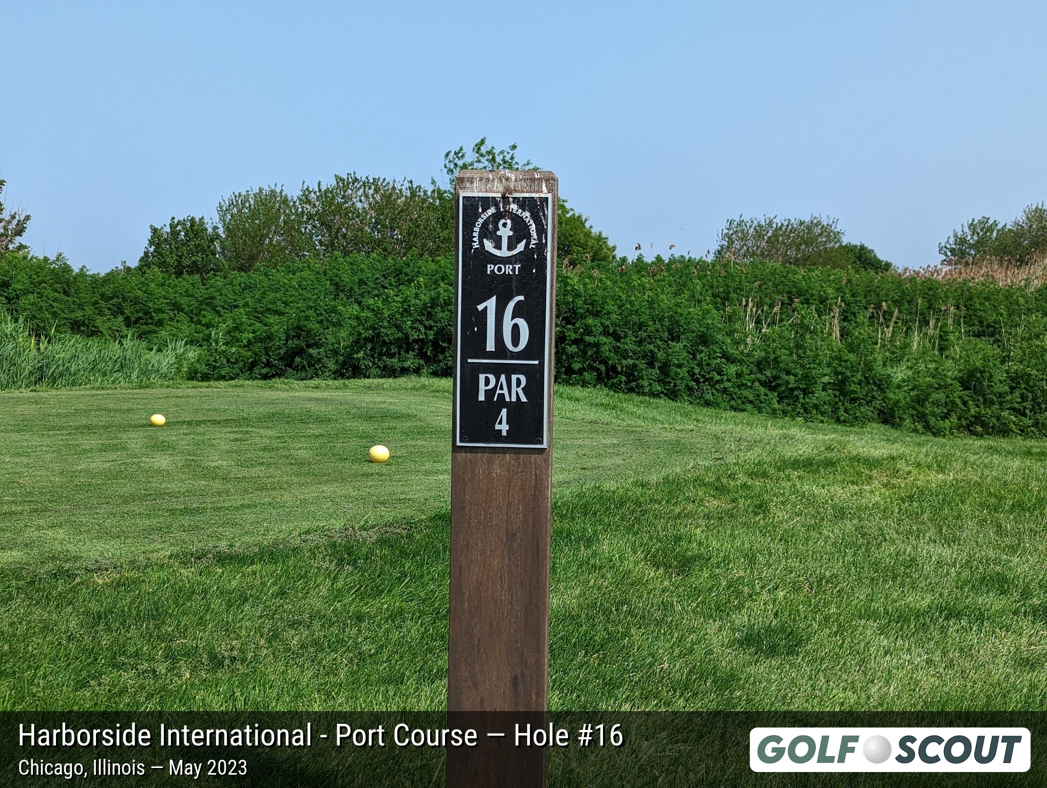 Hole 16 at Harborside International - Port Course