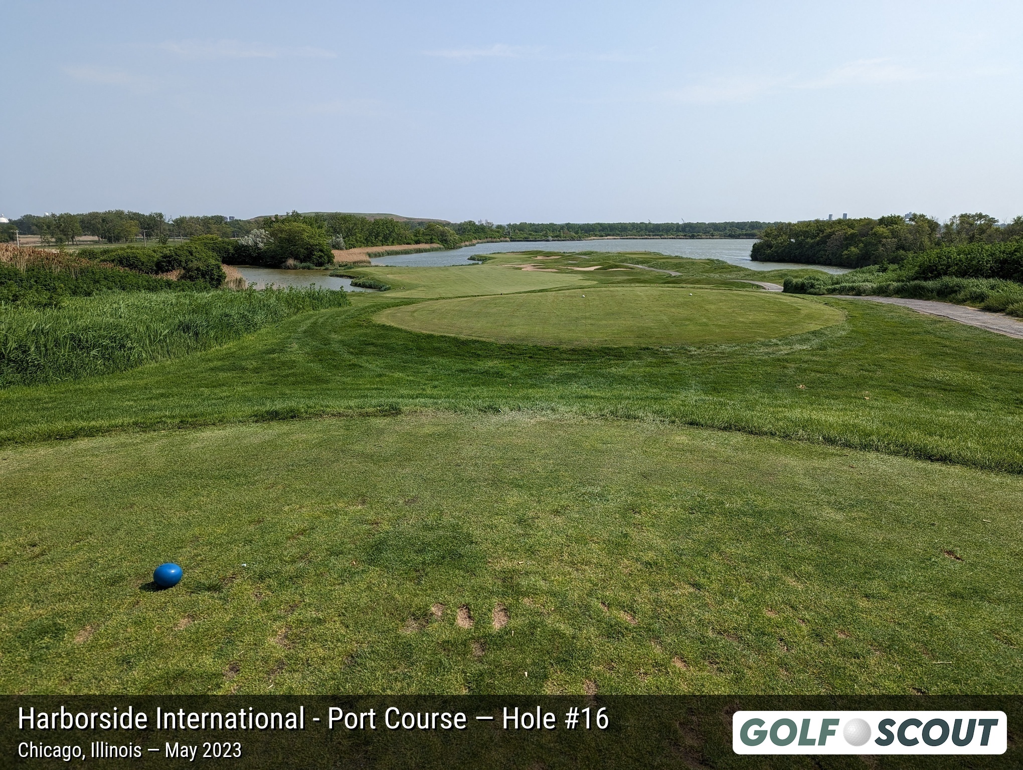 Hole 16 at Harborside International - Port Course