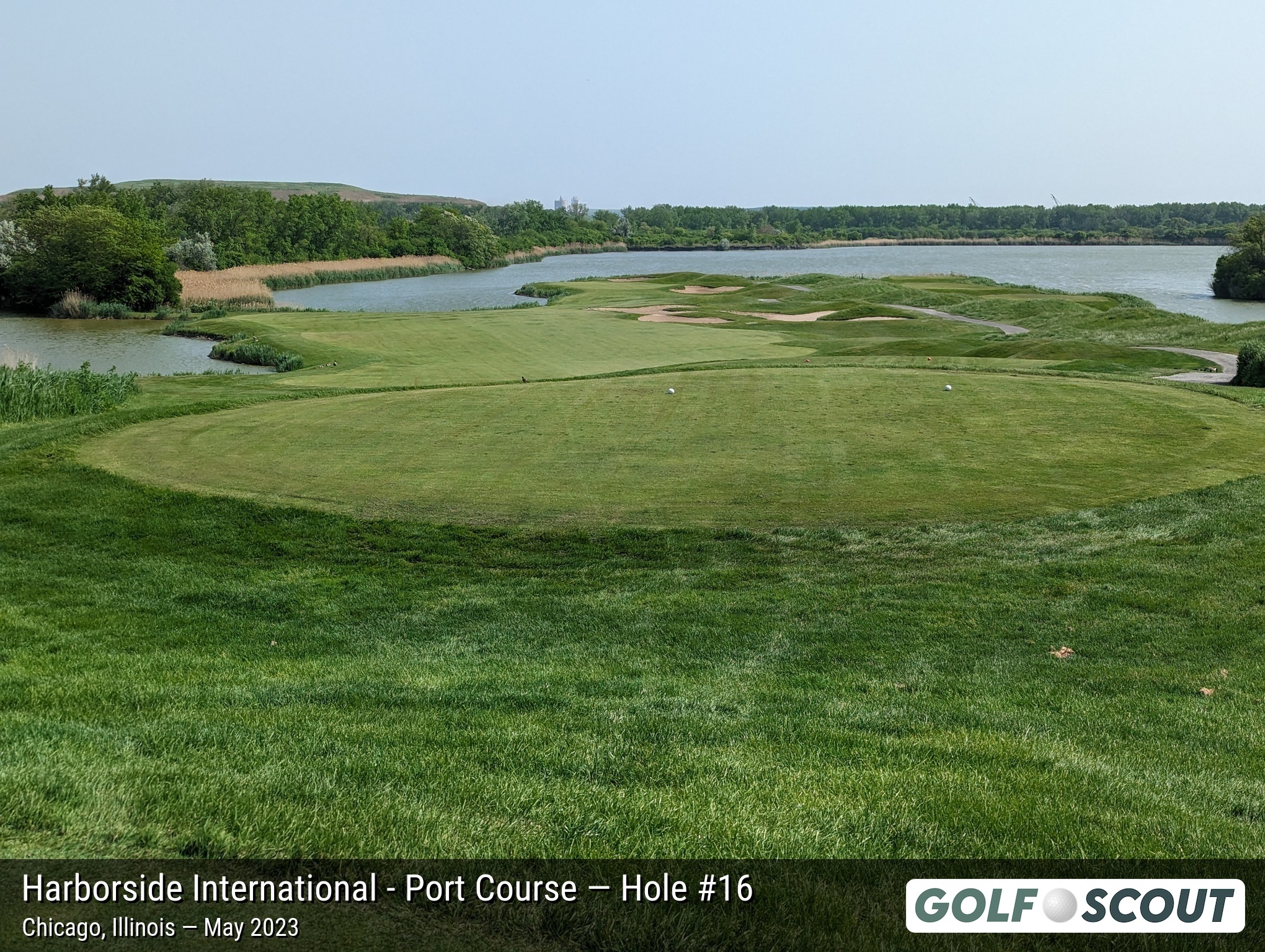 Hole 16 at Harborside International - Port Course