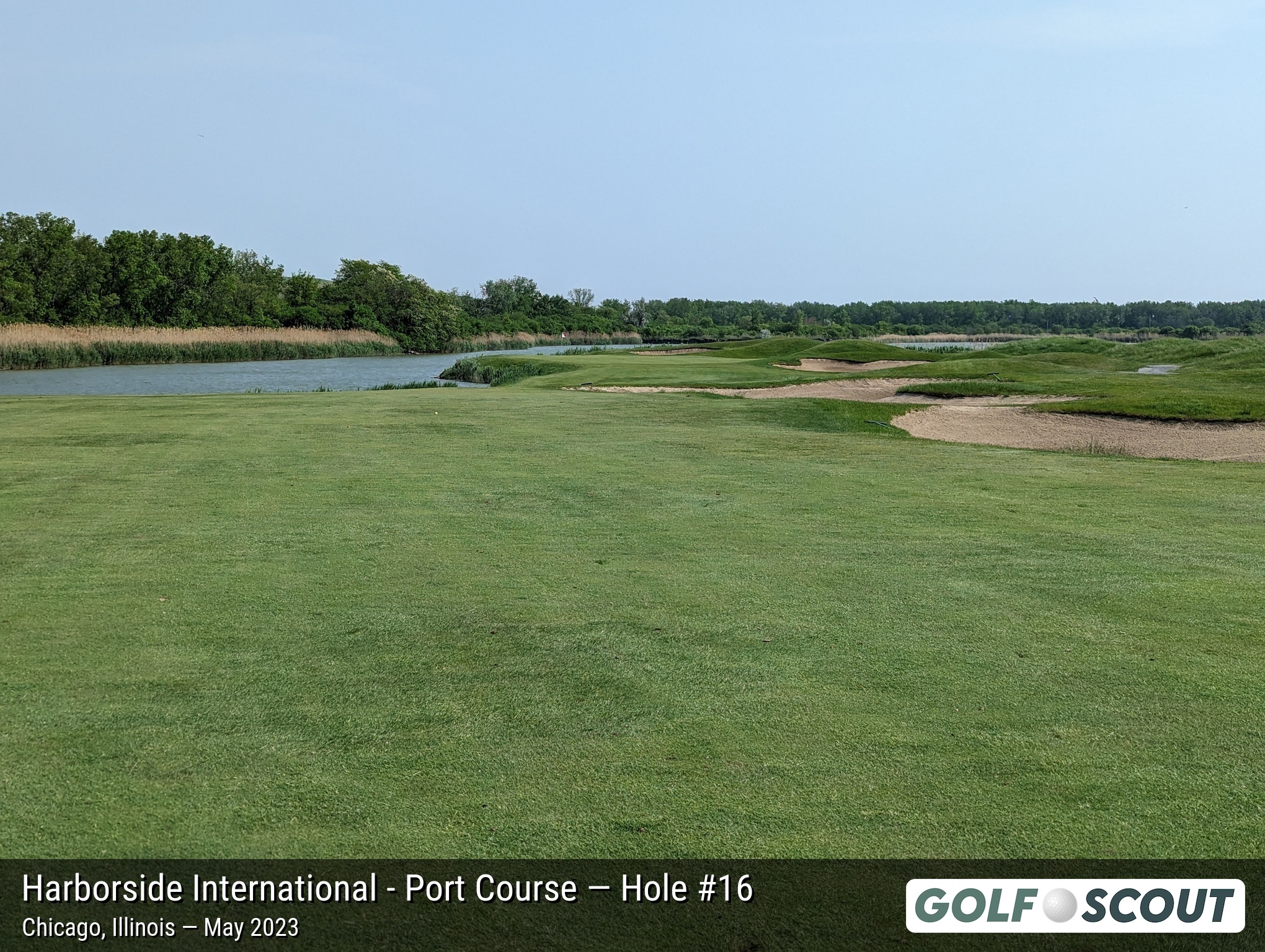 Hole 16 at Harborside International - Port Course