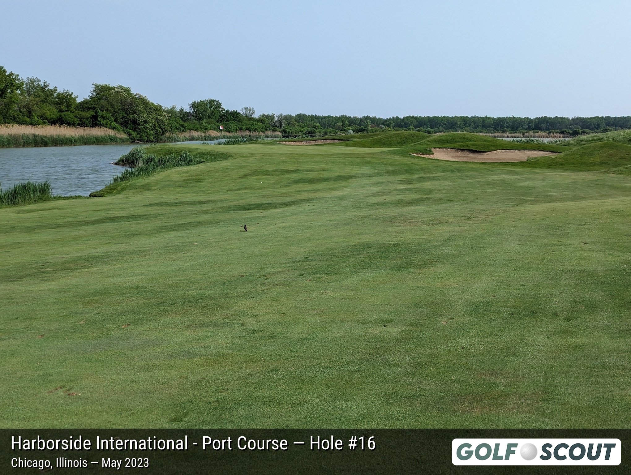 Hole 16 at Harborside International - Port Course