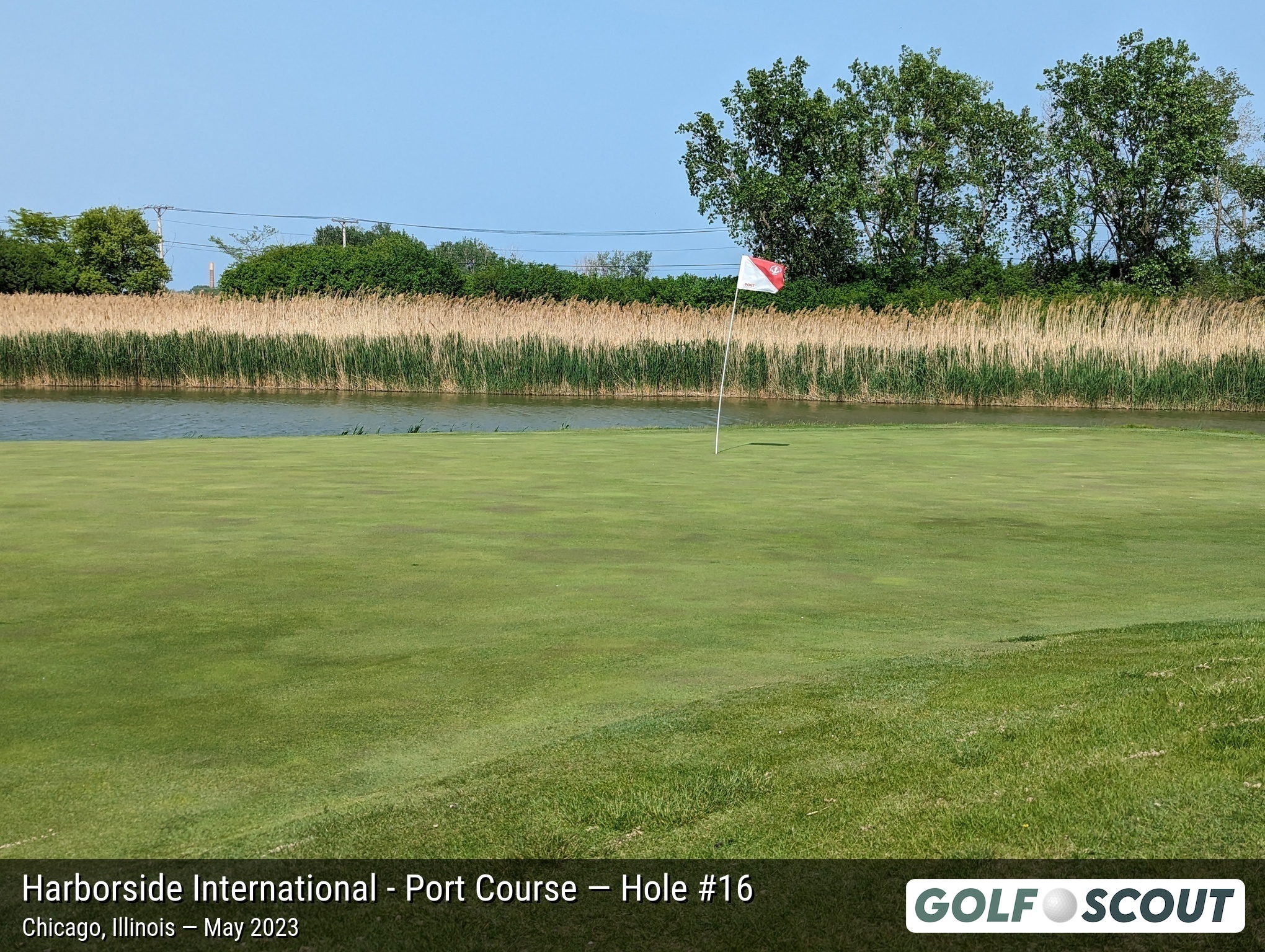 Hole 16 at Harborside International - Port Course