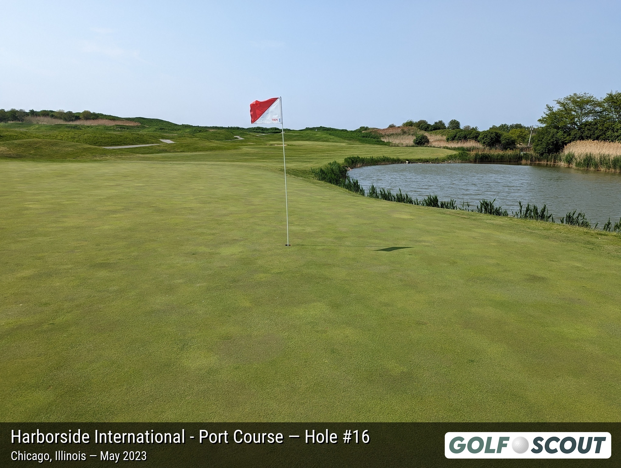 Hole 16 at Harborside International - Port Course