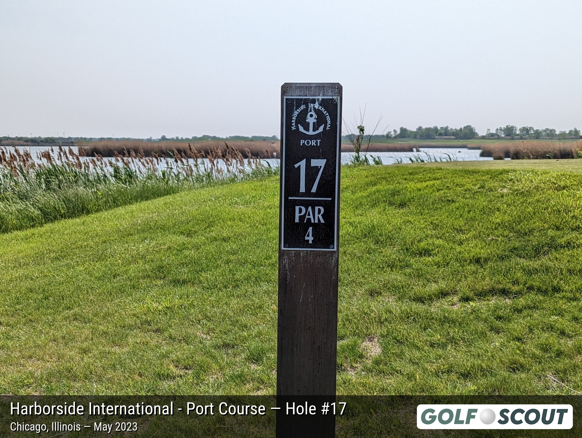 Hole 17 at Harborside International - Port Course