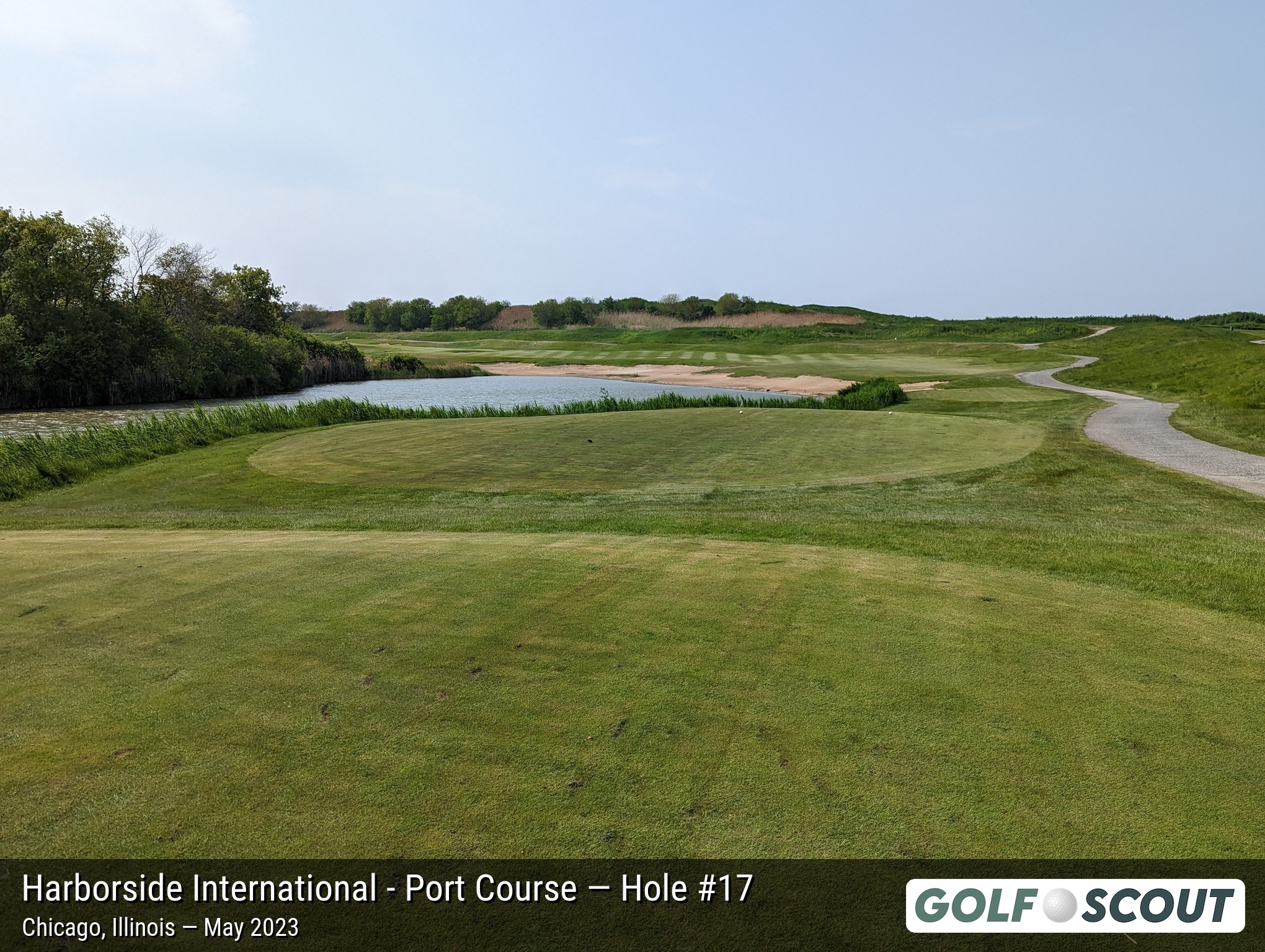 Hole 17 at Harborside International - Port Course