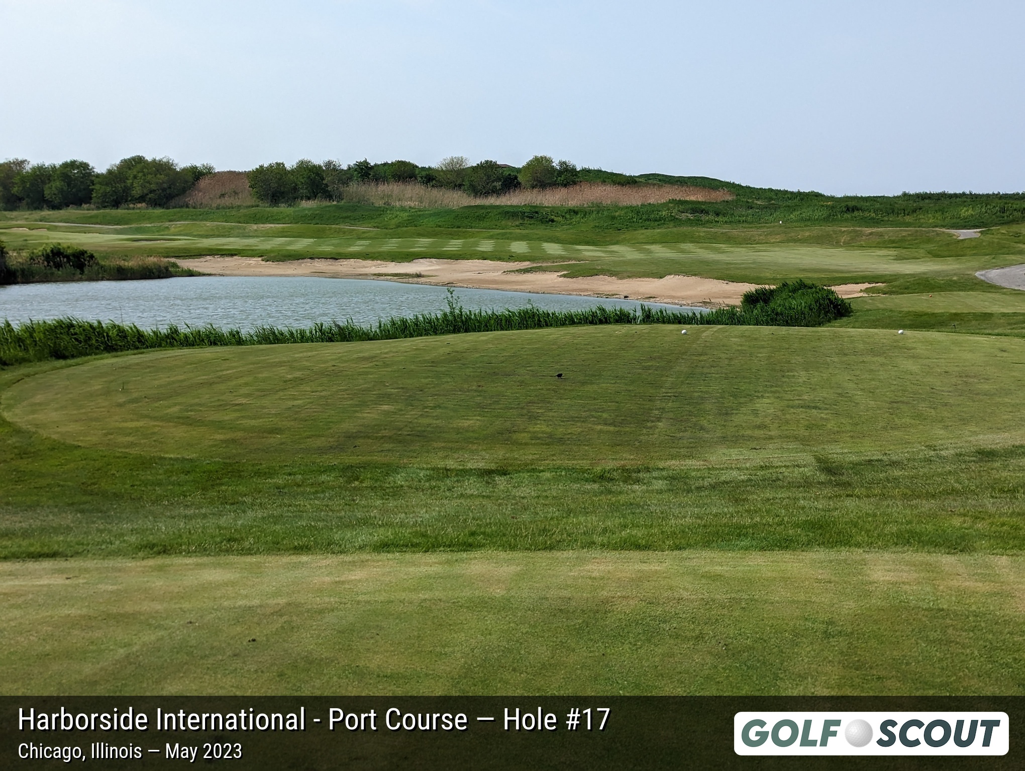 Hole 17 at Harborside International - Port Course