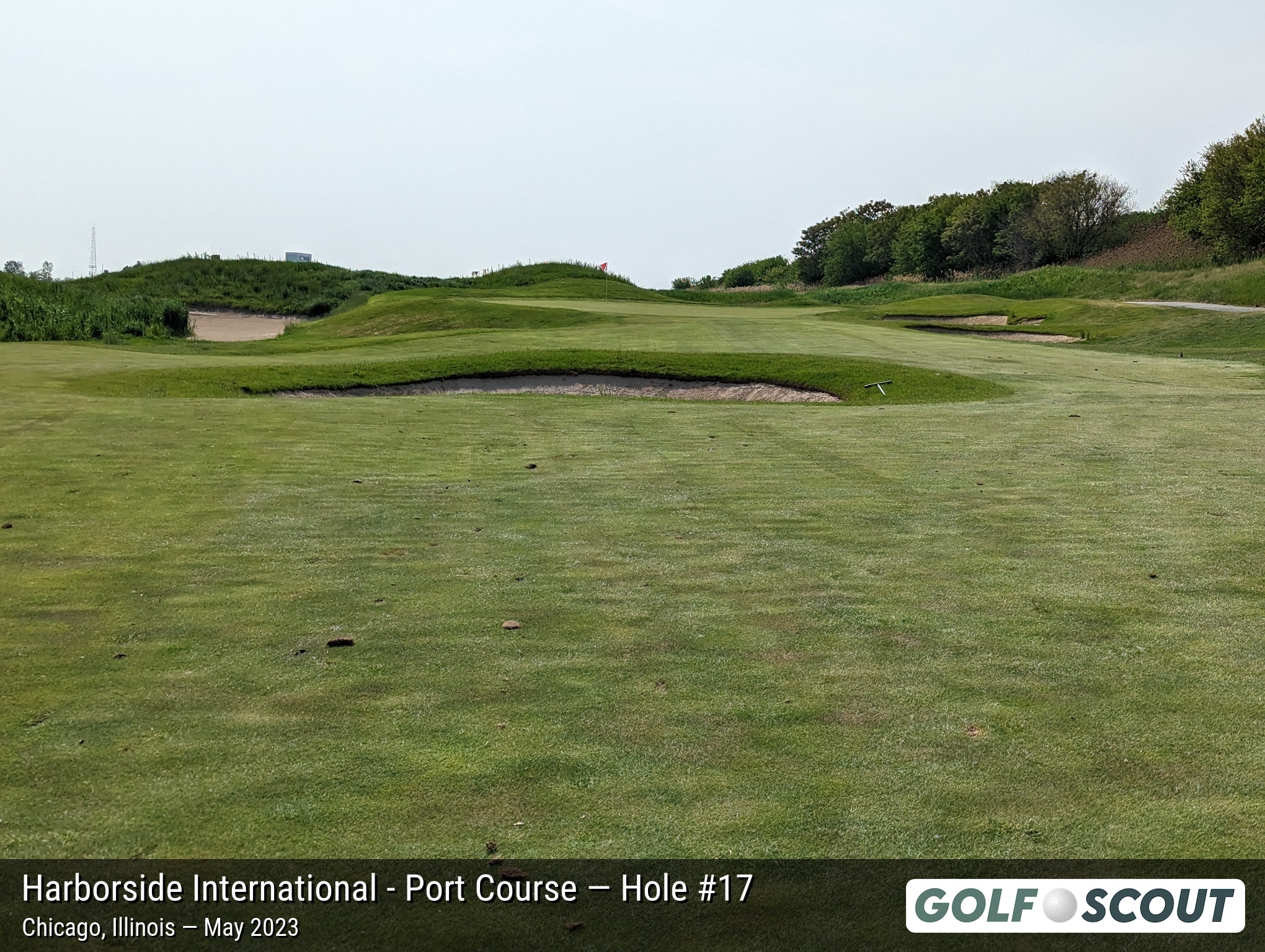Hole 17 at Harborside International - Port Course