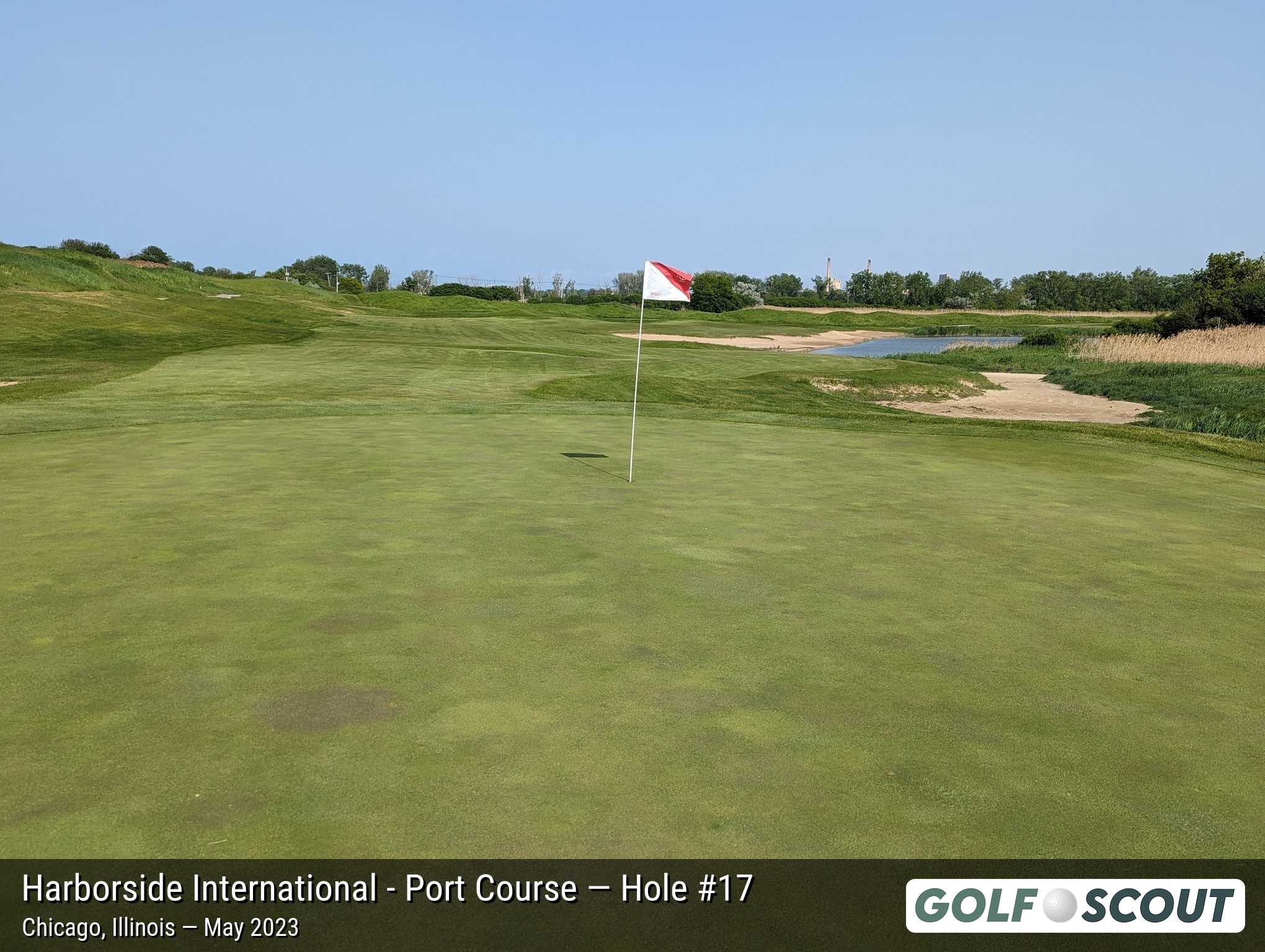 Hole 17 at Harborside International - Port Course