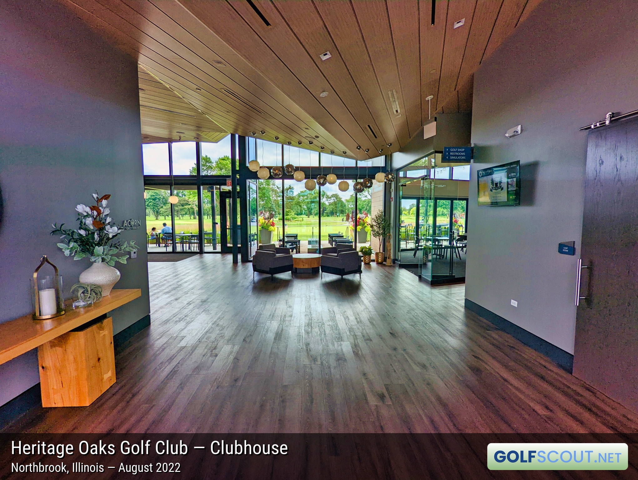 Photo of the clubhouse at Heritage Oaks Golf Club - Classic 18 in Northbrook, Illinois. 