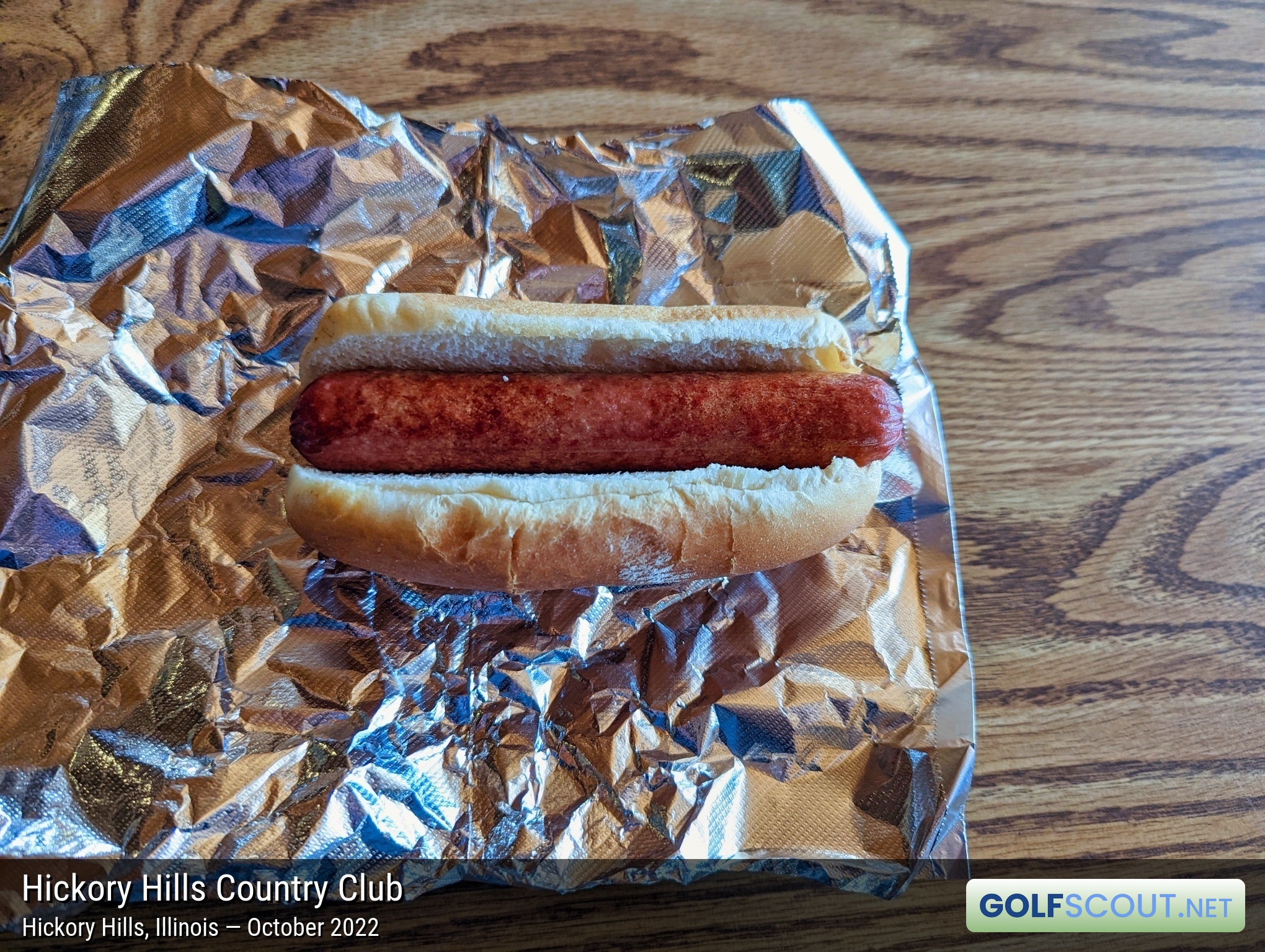 Photo of the food and dining at Hickory Hills Country Club in Hickory Hills, Illinois. Photo of the hot dog at Hickory Hills Country Club in Hickory Hills, Illinois.