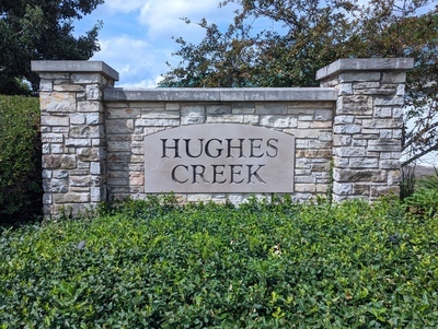 Hughes Creek Golf Club Entrance Sign