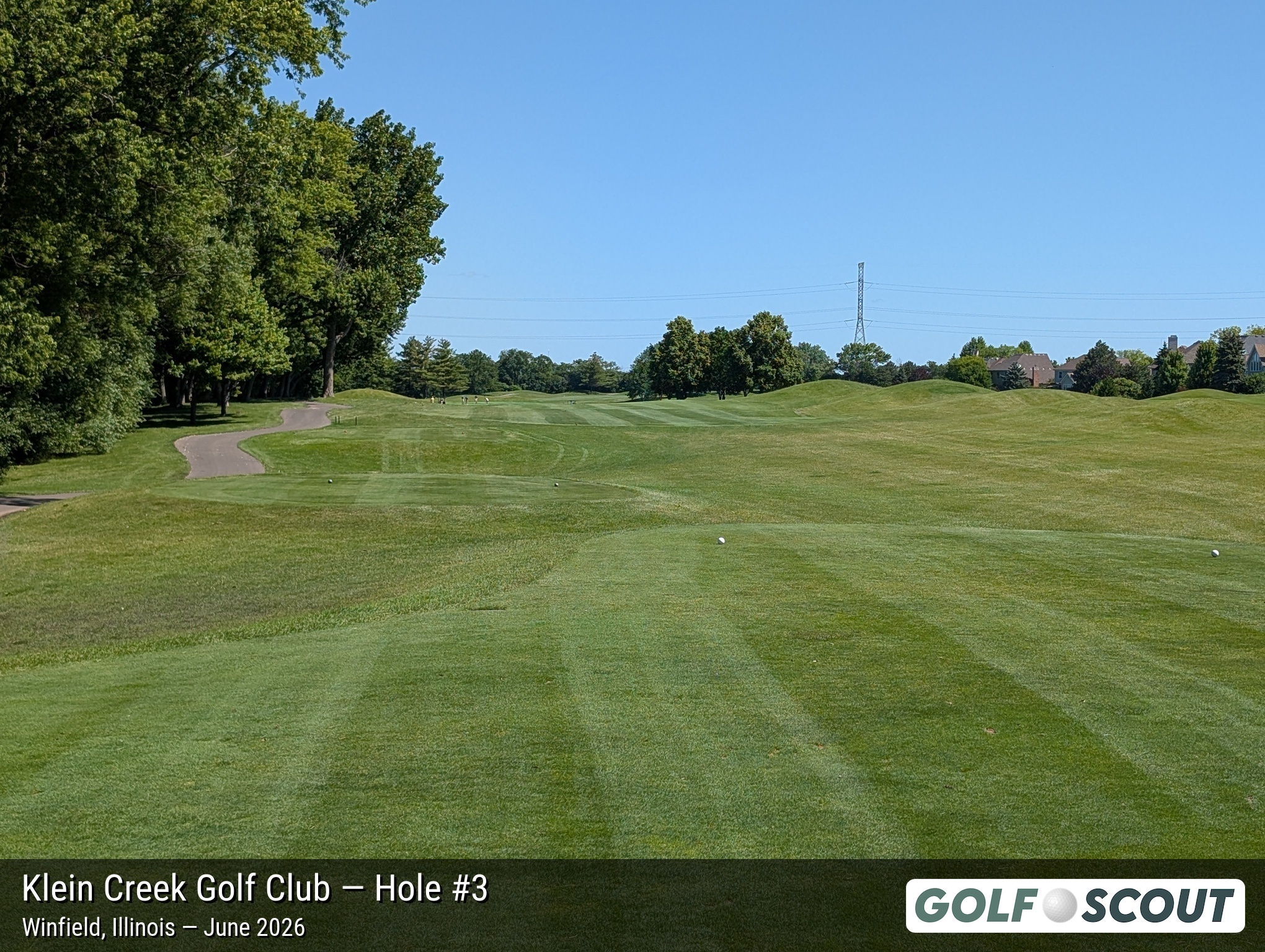 Hole 3 at Klein Creek Golf Club