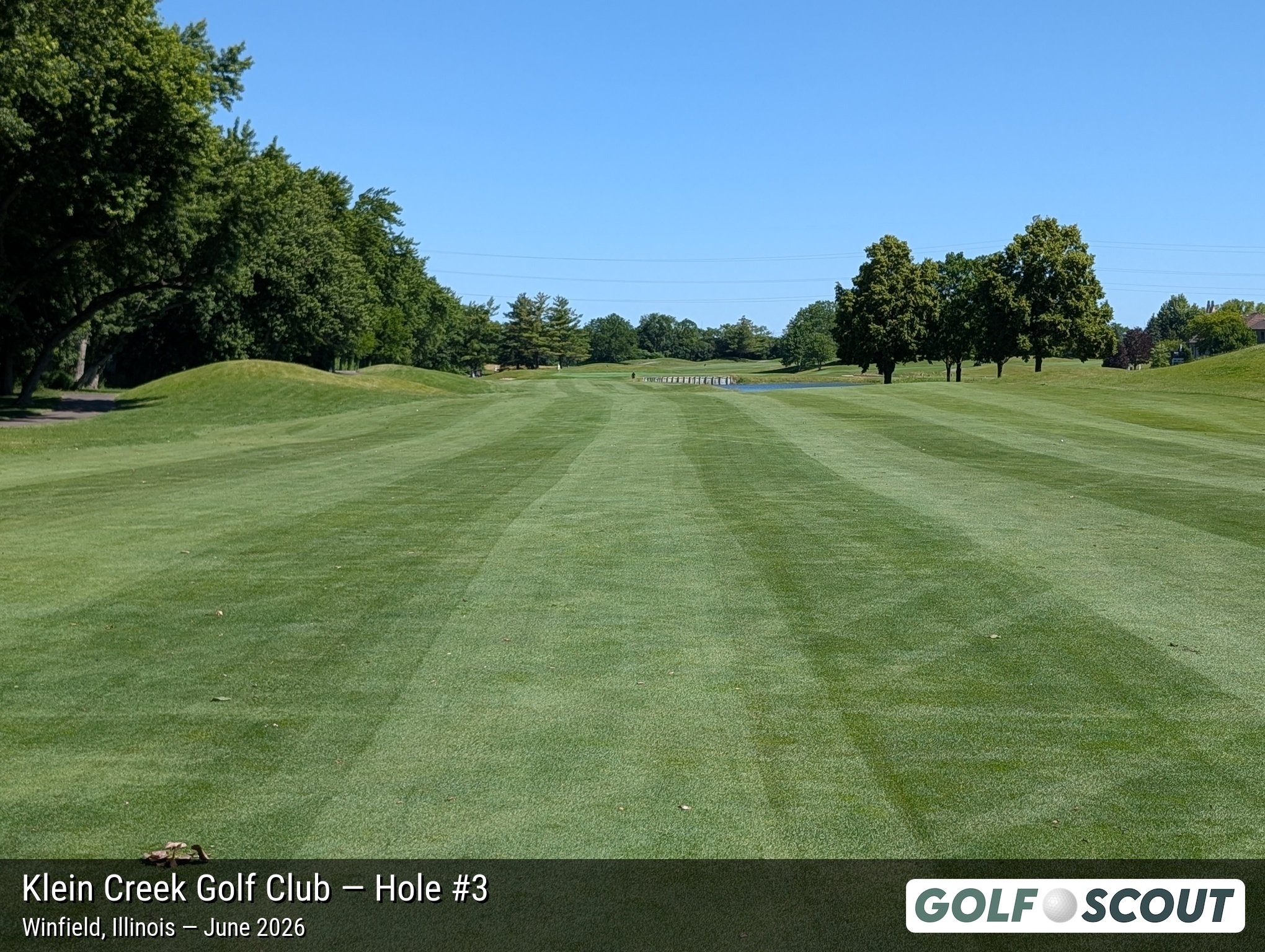 Hole 3 at Klein Creek Golf Club
