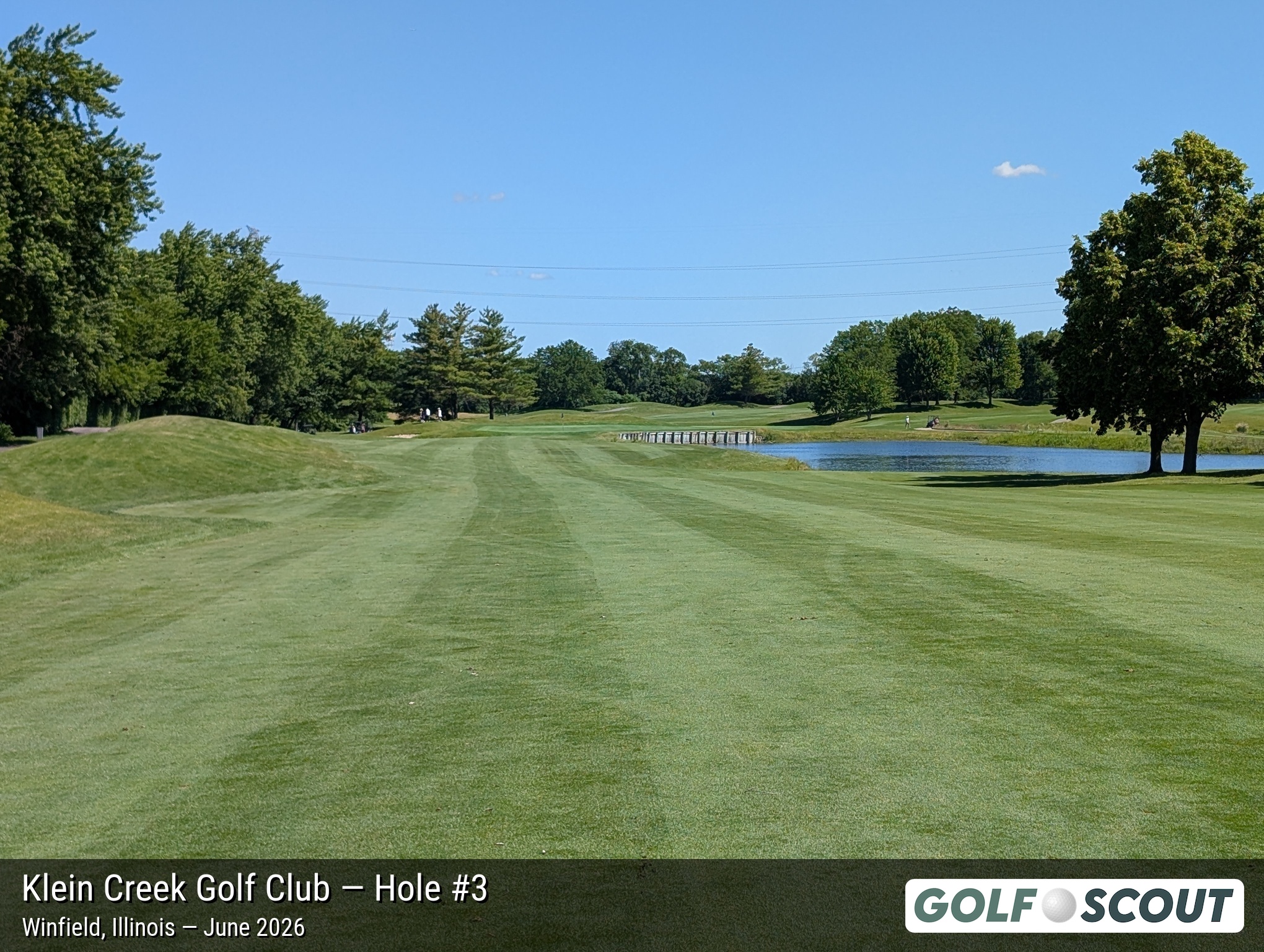 Hole 3 at Klein Creek Golf Club