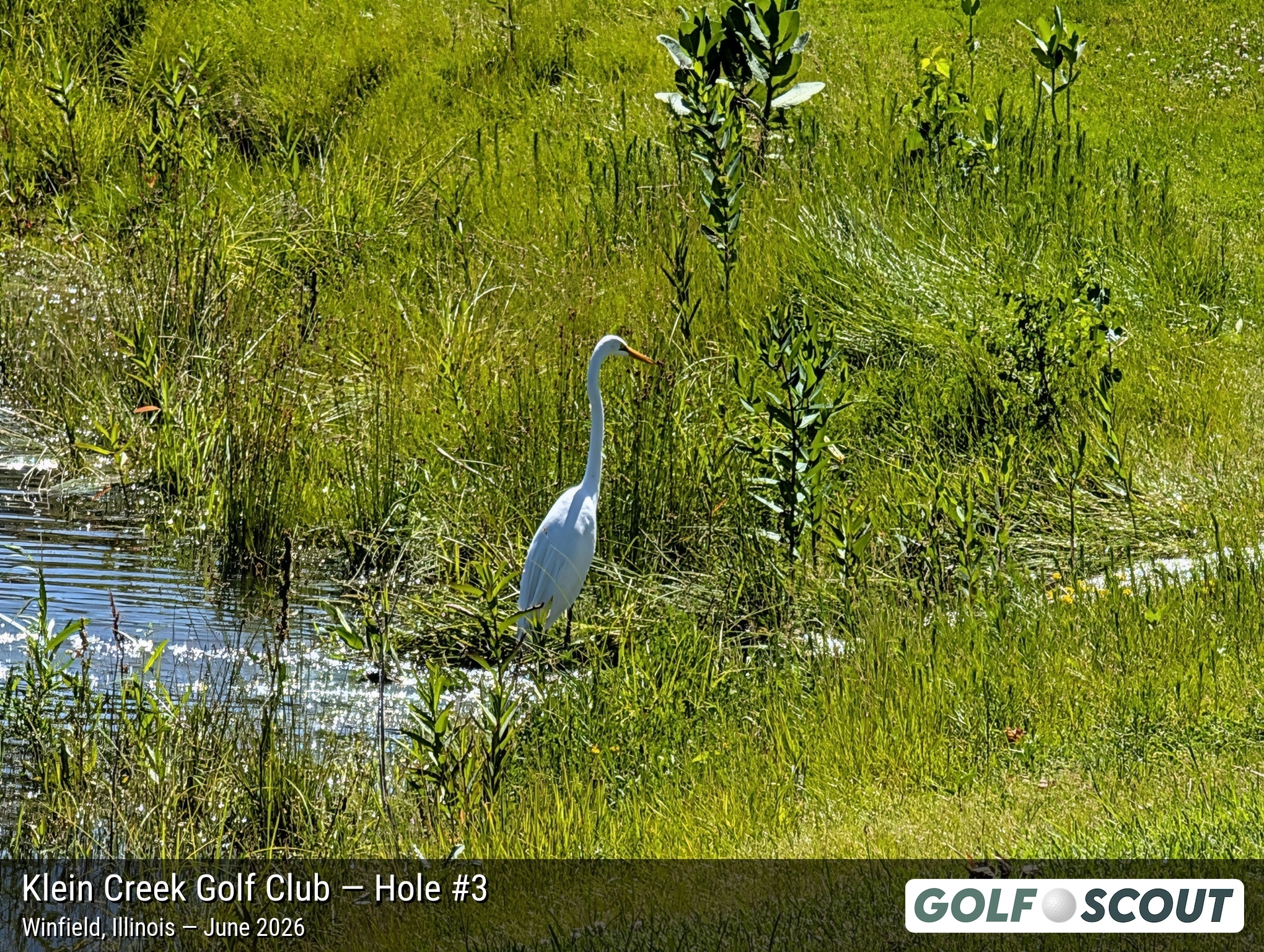 Hole 3 at Klein Creek Golf Club