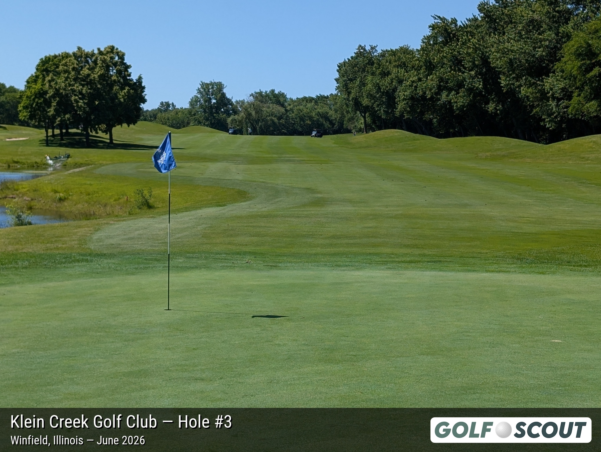 Hole 3 at Klein Creek Golf Club