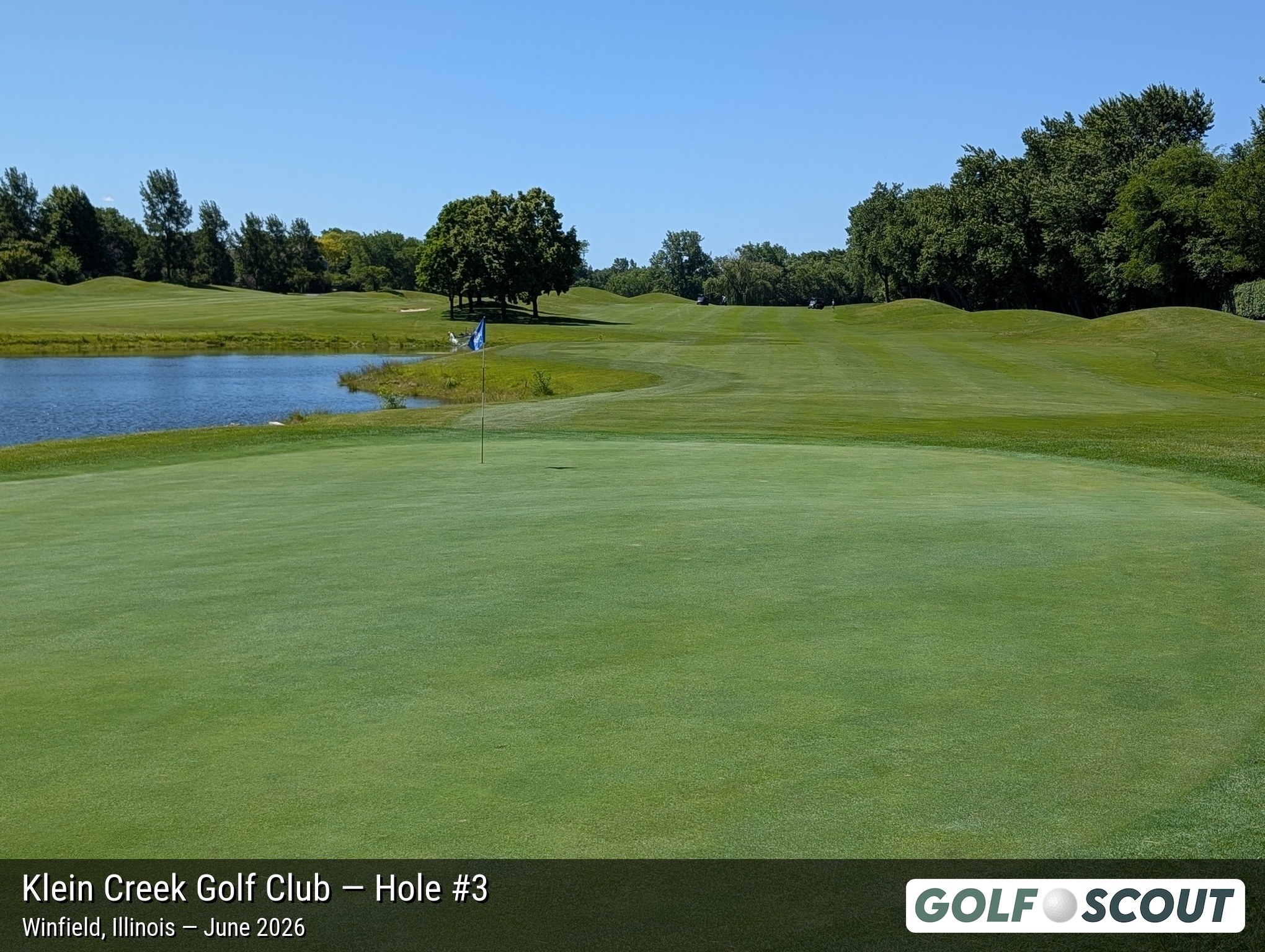 Hole 3 at Klein Creek Golf Club