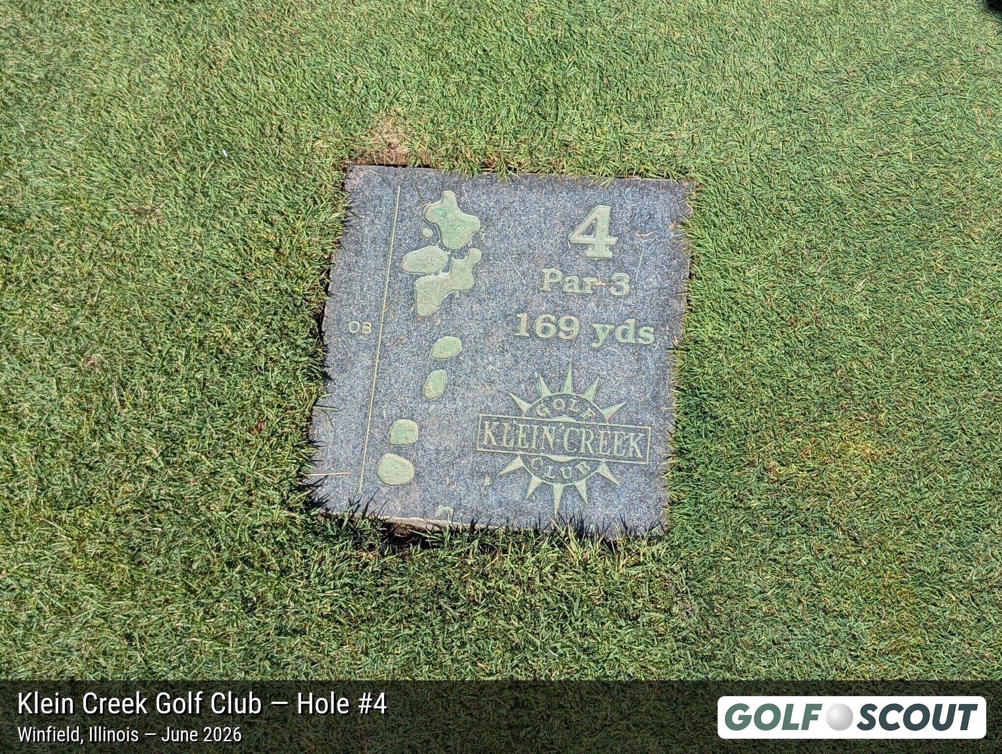 Hole 4 at Klein Creek Golf Club