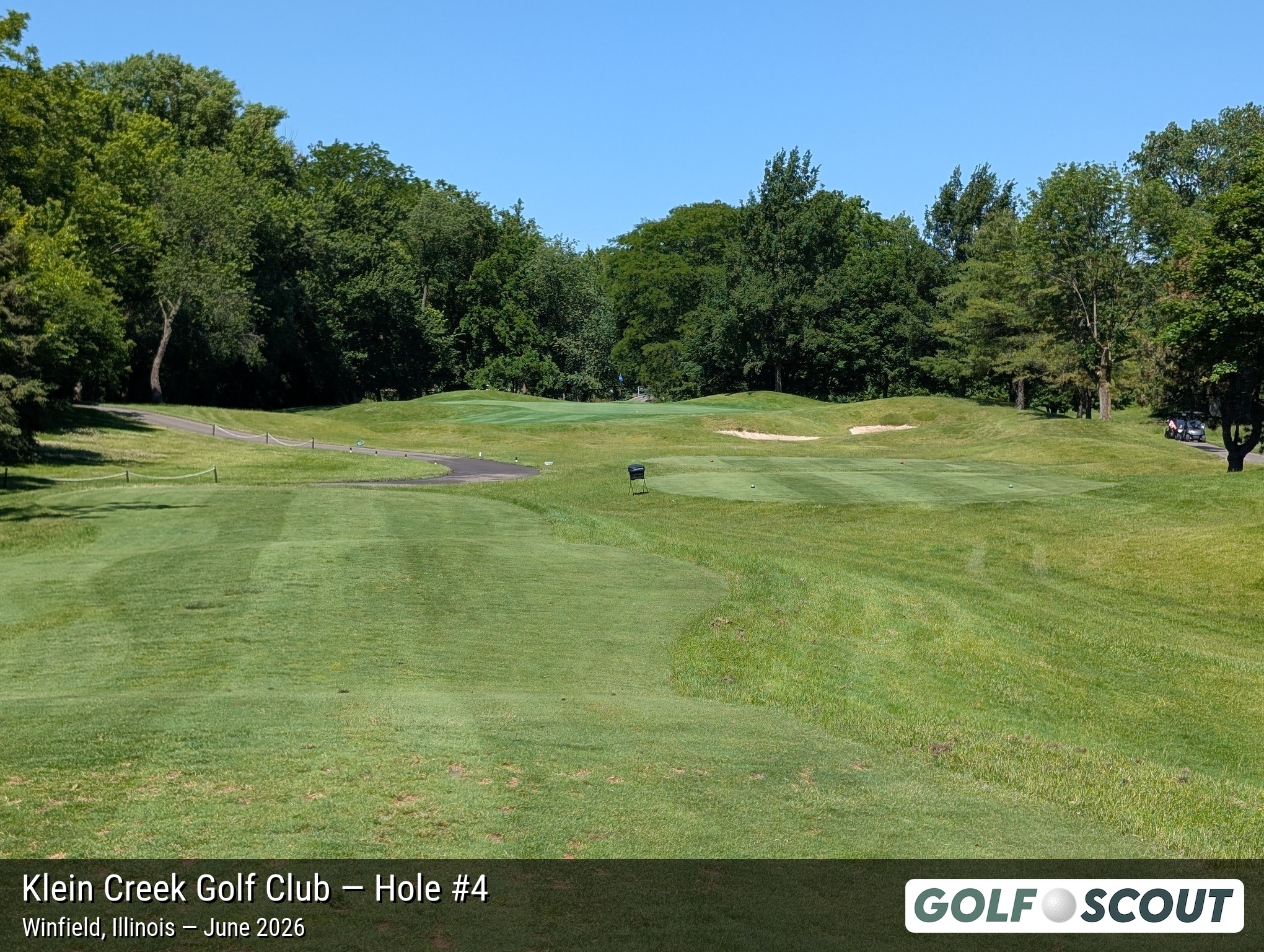 Hole 4 at Klein Creek Golf Club