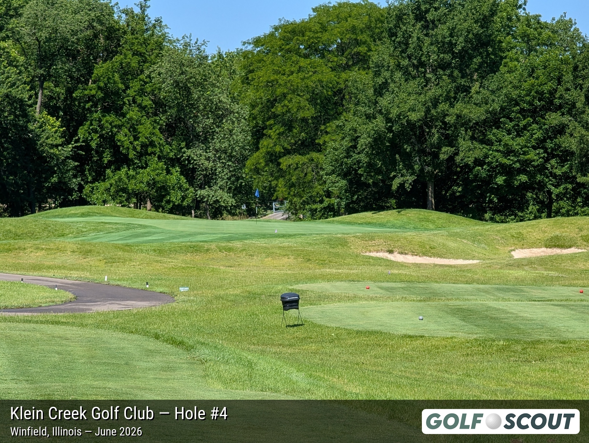 Hole 4 at Klein Creek Golf Club