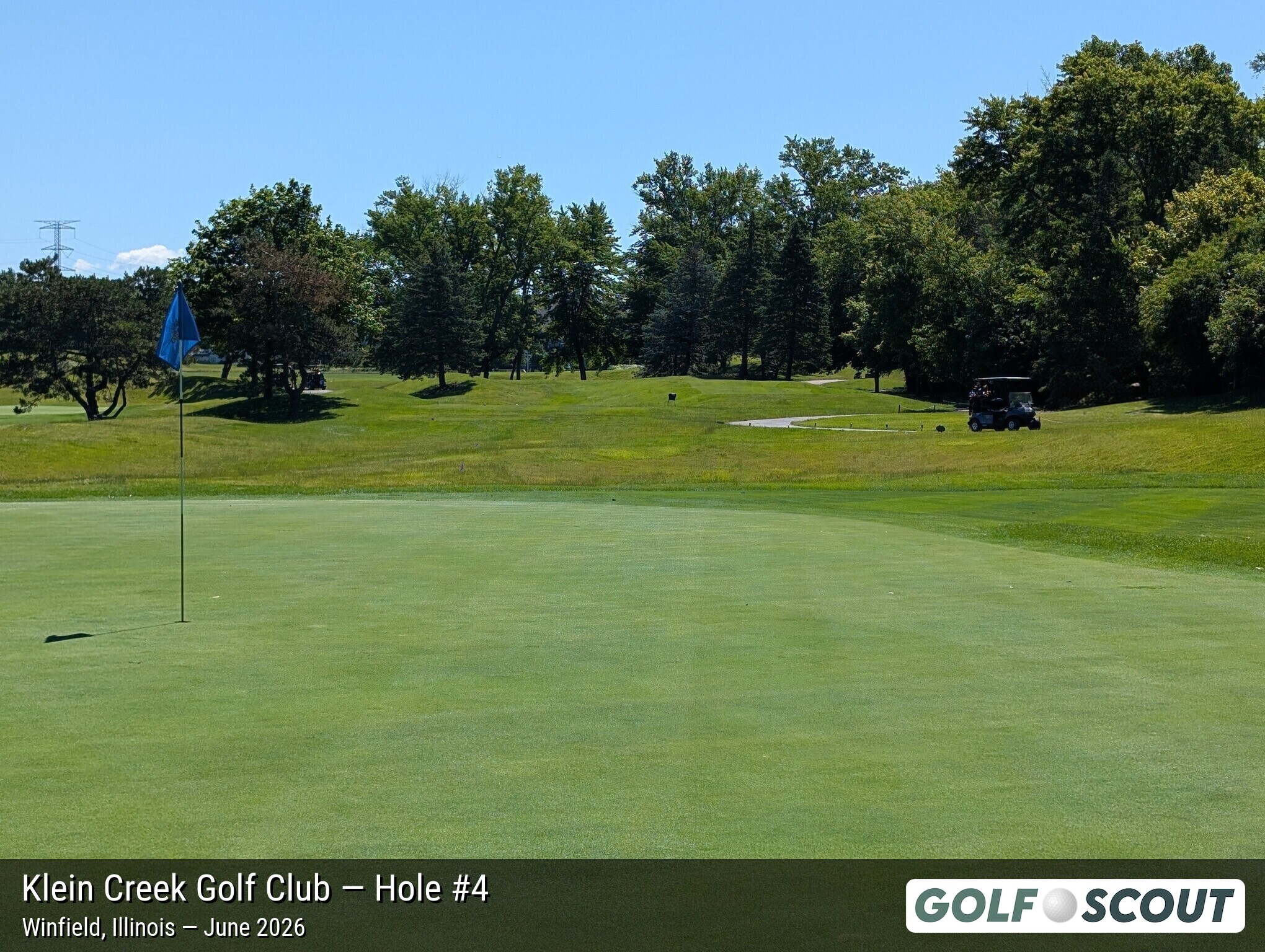 Hole 4 at Klein Creek Golf Club