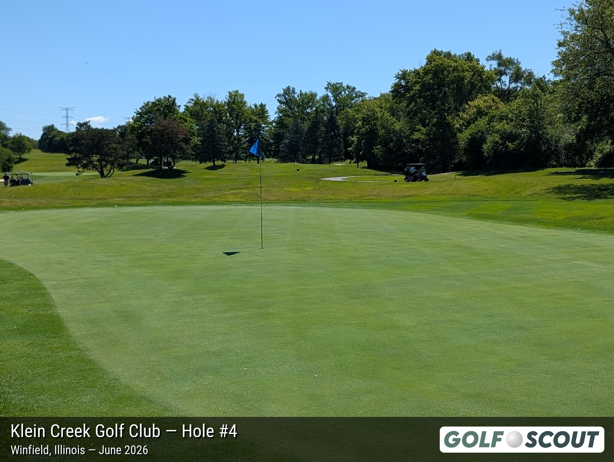 Hole 4 at Klein Creek Golf Club