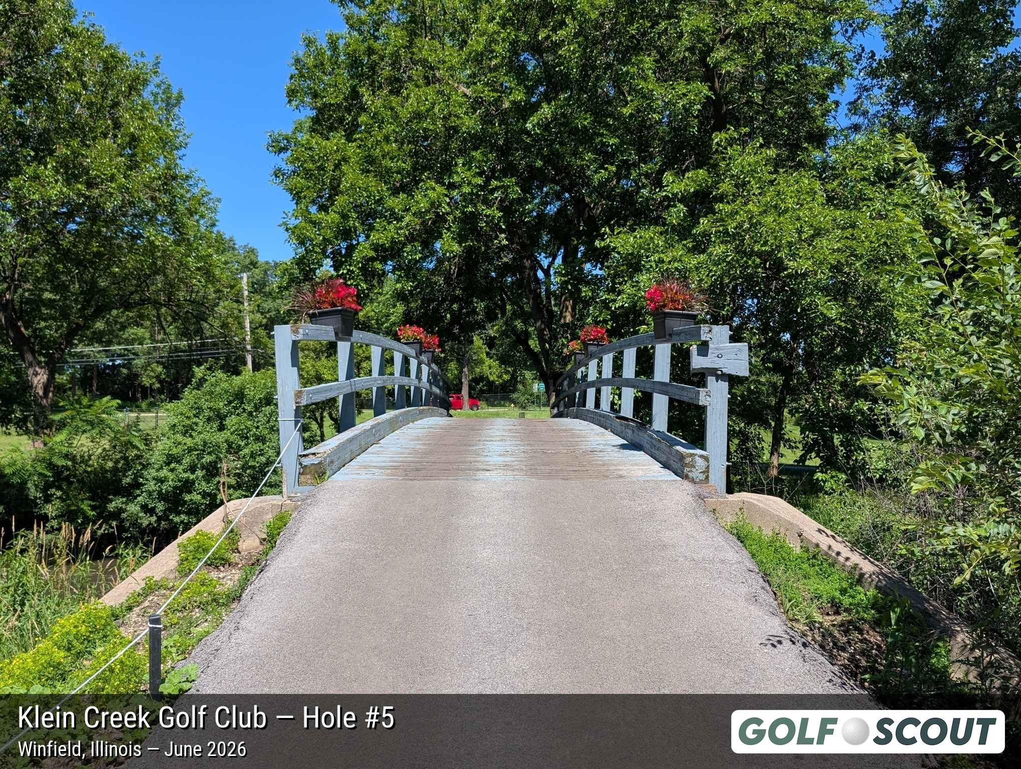 Hole 5 at Klein Creek Golf Club