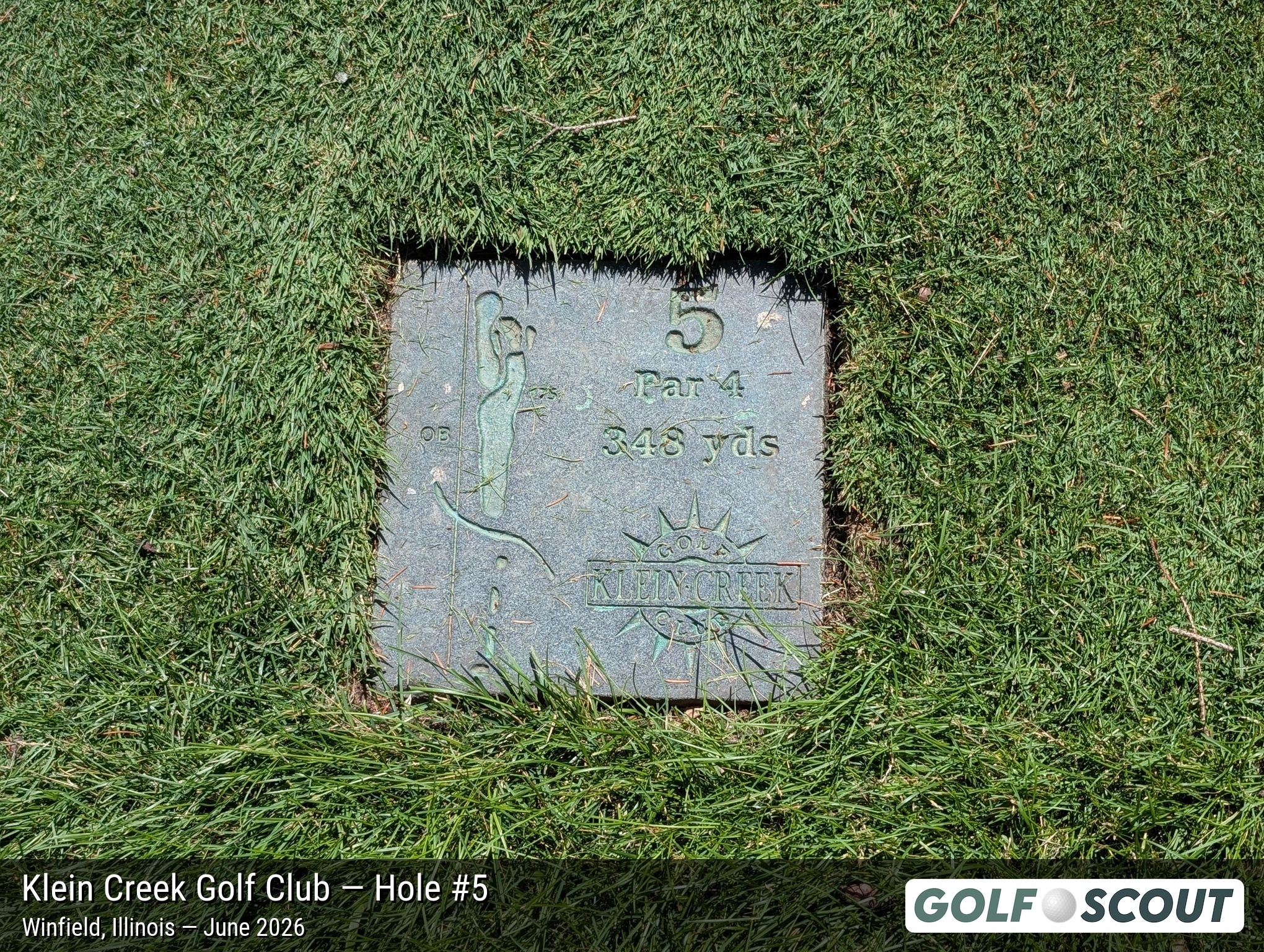 Hole 5 at Klein Creek Golf Club