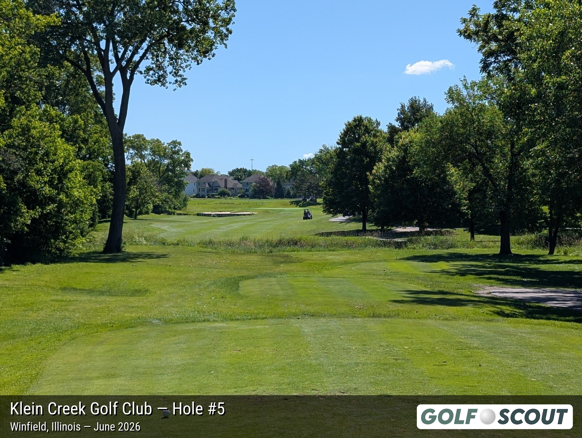 Hole 5 at Klein Creek Golf Club