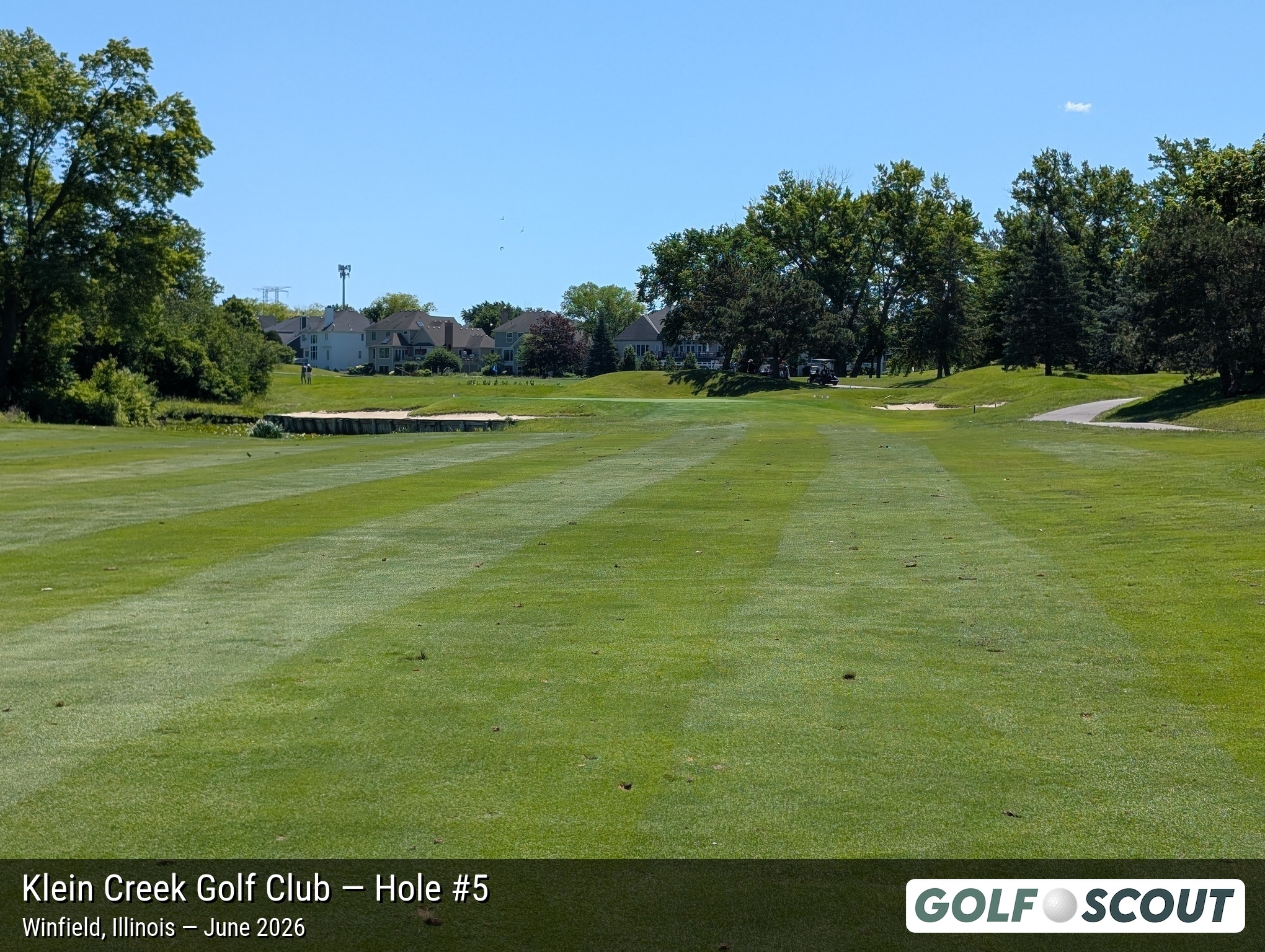Hole 5 at Klein Creek Golf Club