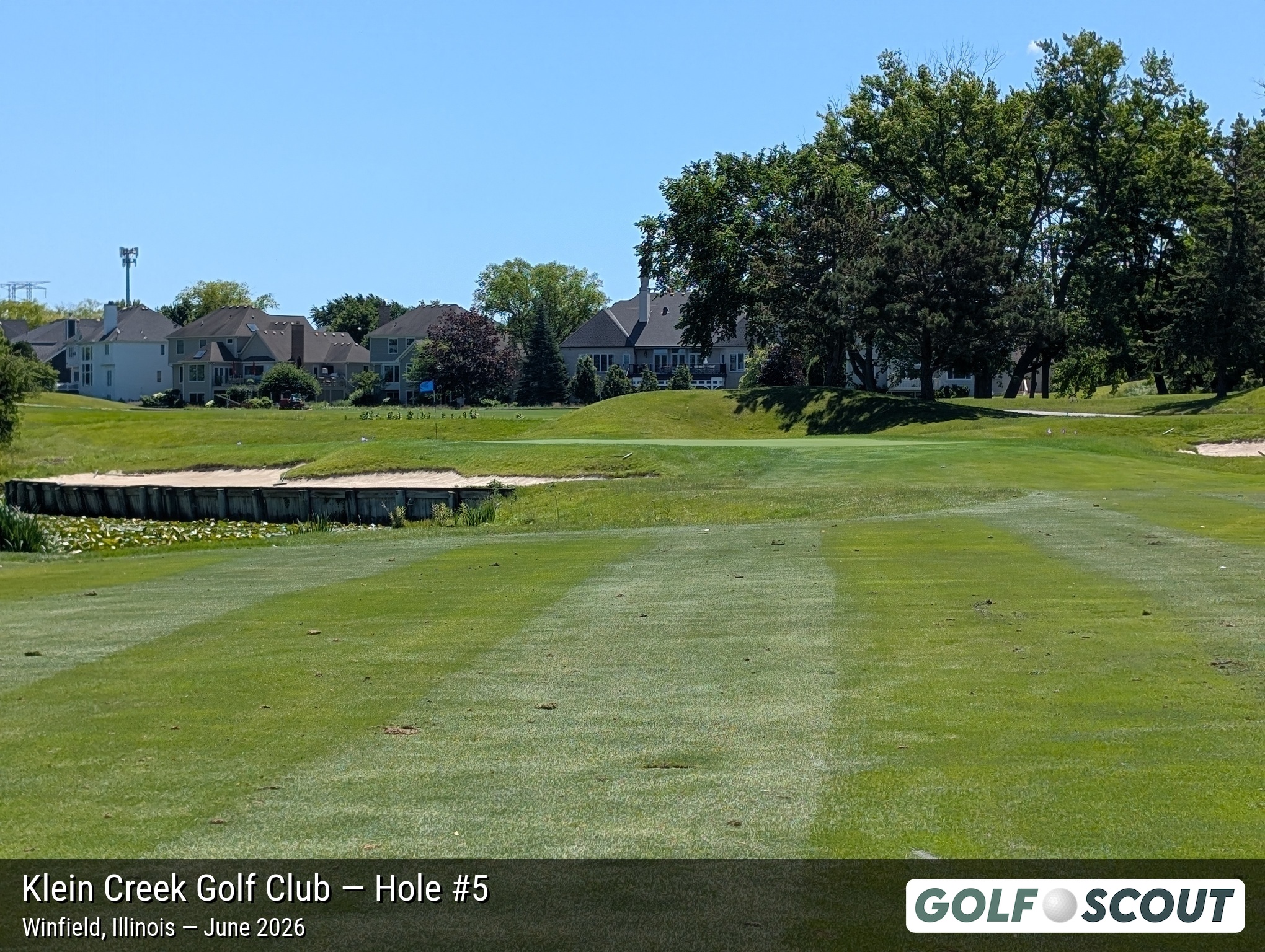 Hole 5 at Klein Creek Golf Club