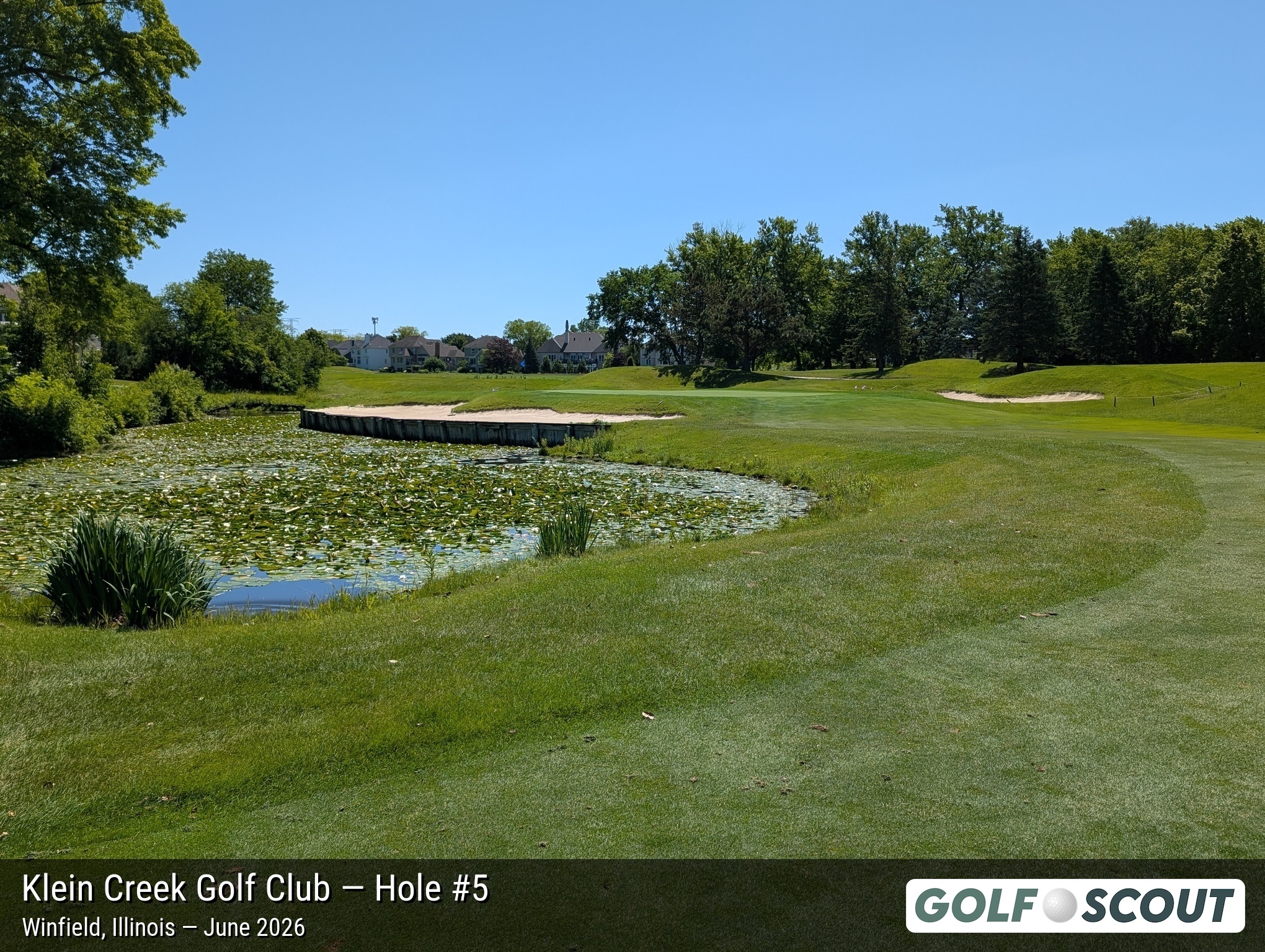 Hole 5 at Klein Creek Golf Club
